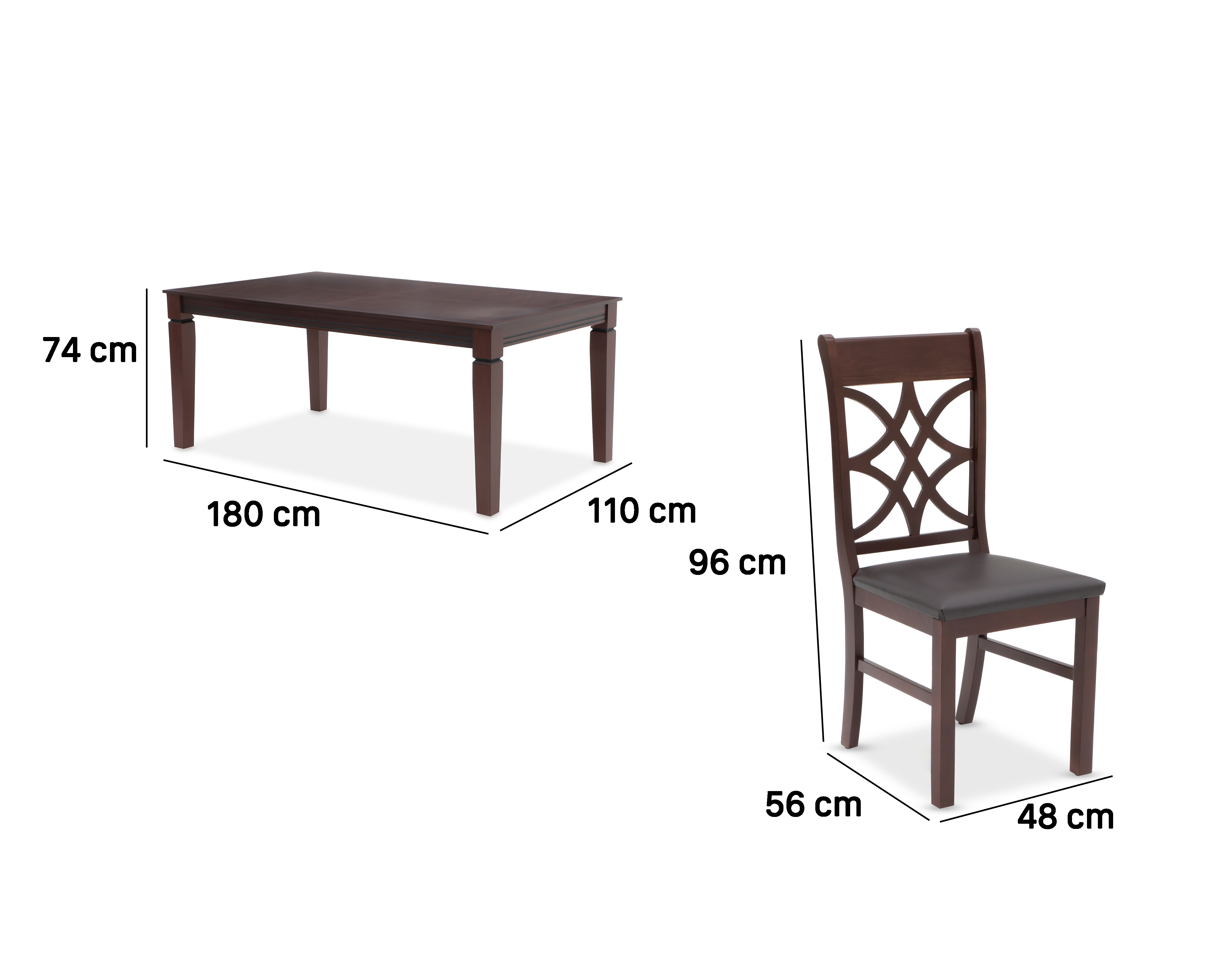 Foto 7 | Foto 7 | Comedor Luxemburgo con 6 Sillas