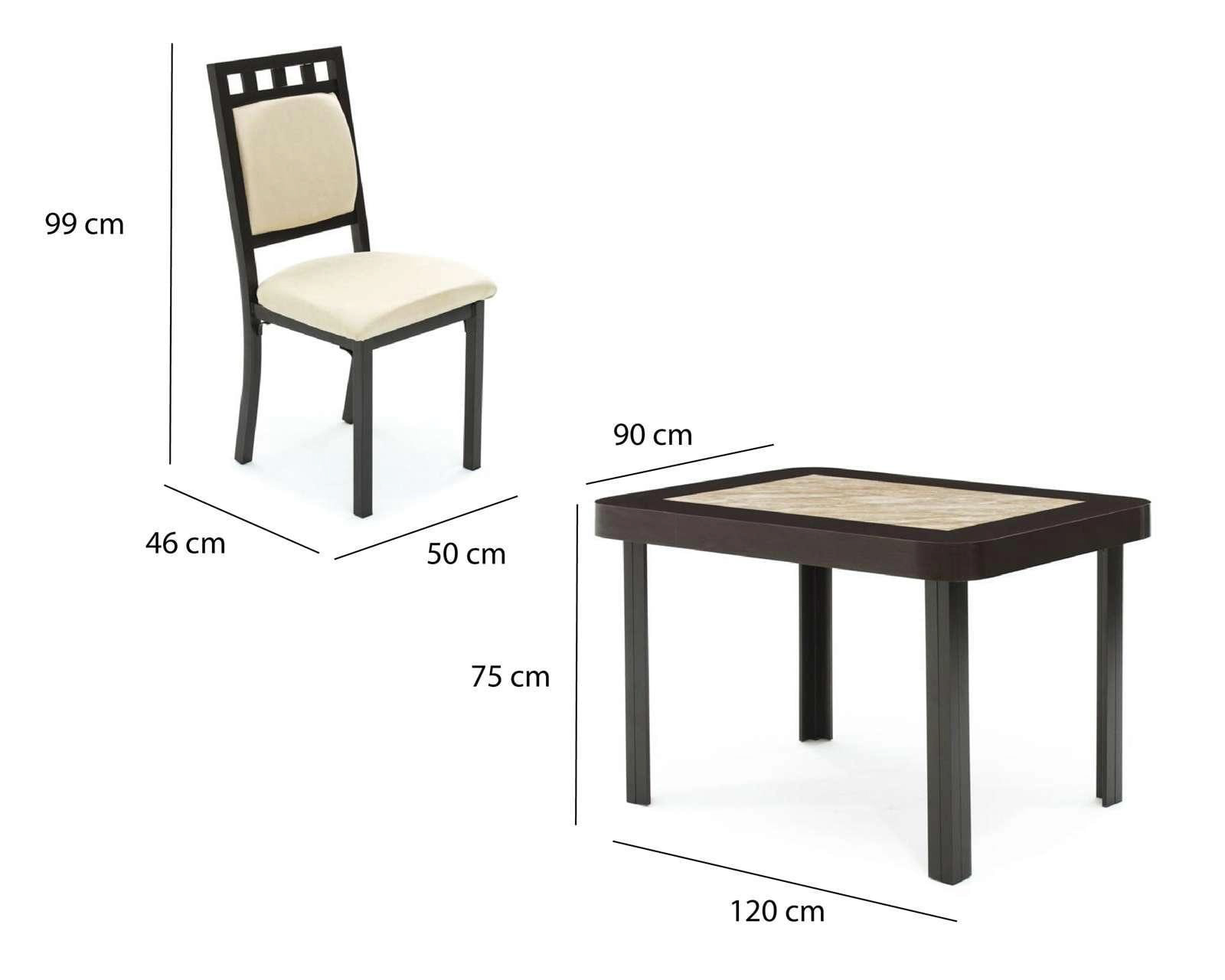 Foto 7 pulgar | Foto 6 | Comedor Kioto Teflón con 4 Sillas