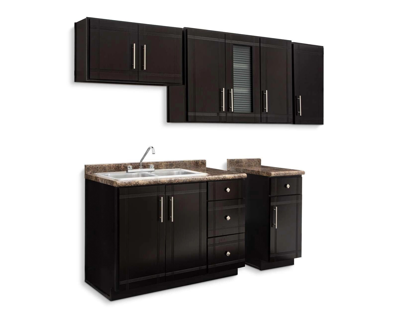 Foto 8 pulgar | Foto 7 | Cocina Integral Ébano Chocolate 237 cm