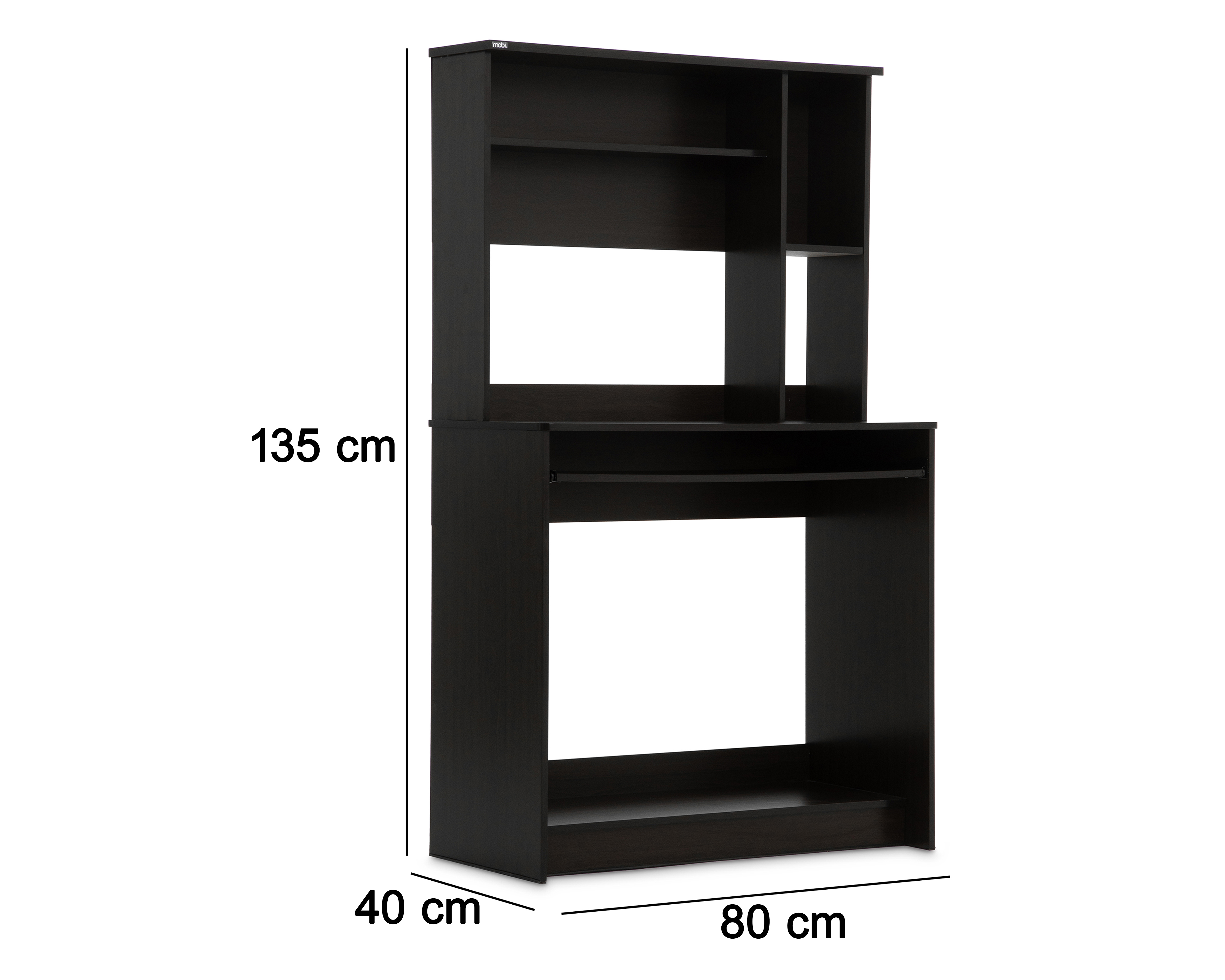 Foto 10 pulgar | Foto 9 | Escritorio Mobi Índex Chocolate