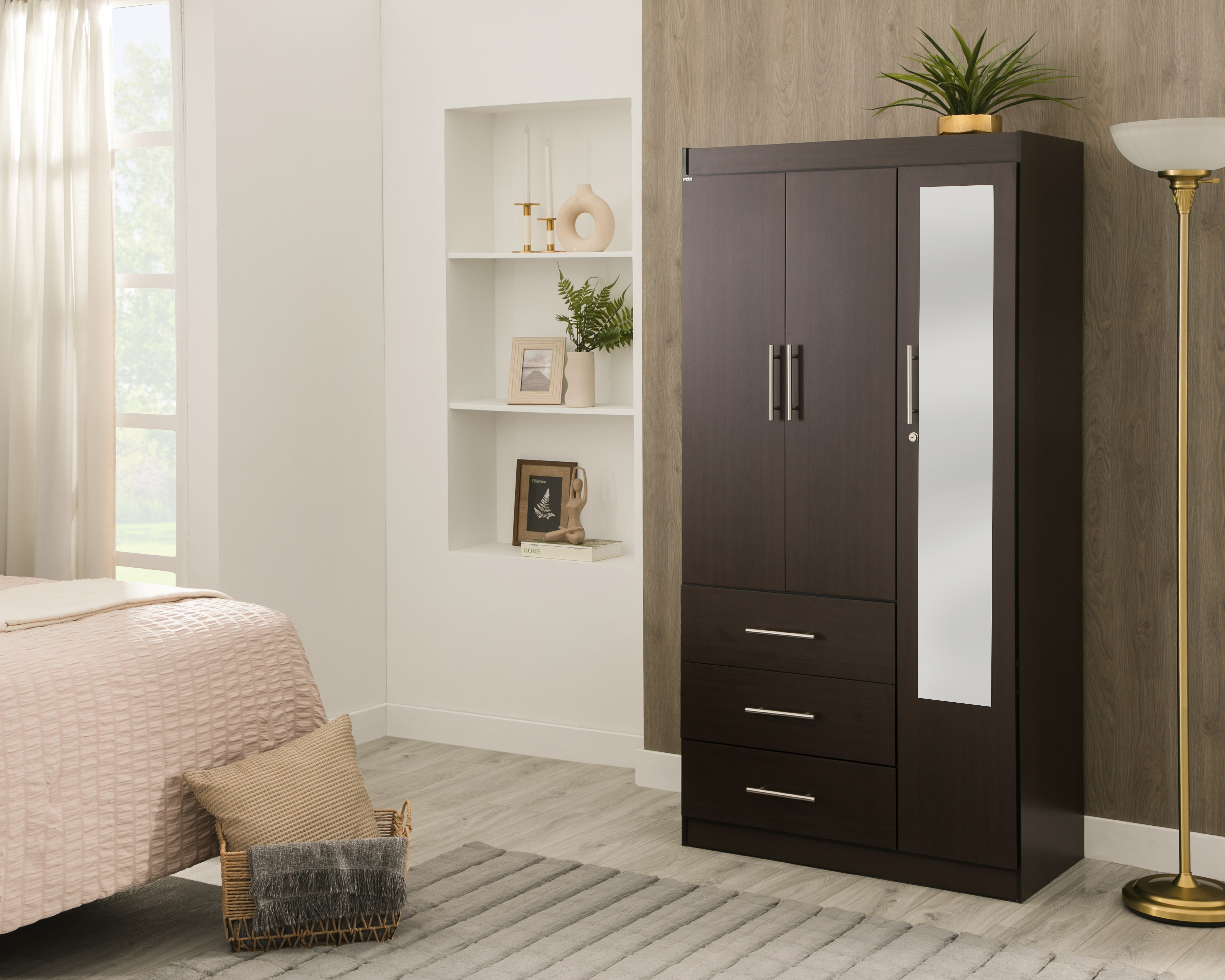 Ropero Mobi Magnum Chocolate Mate 92 cm