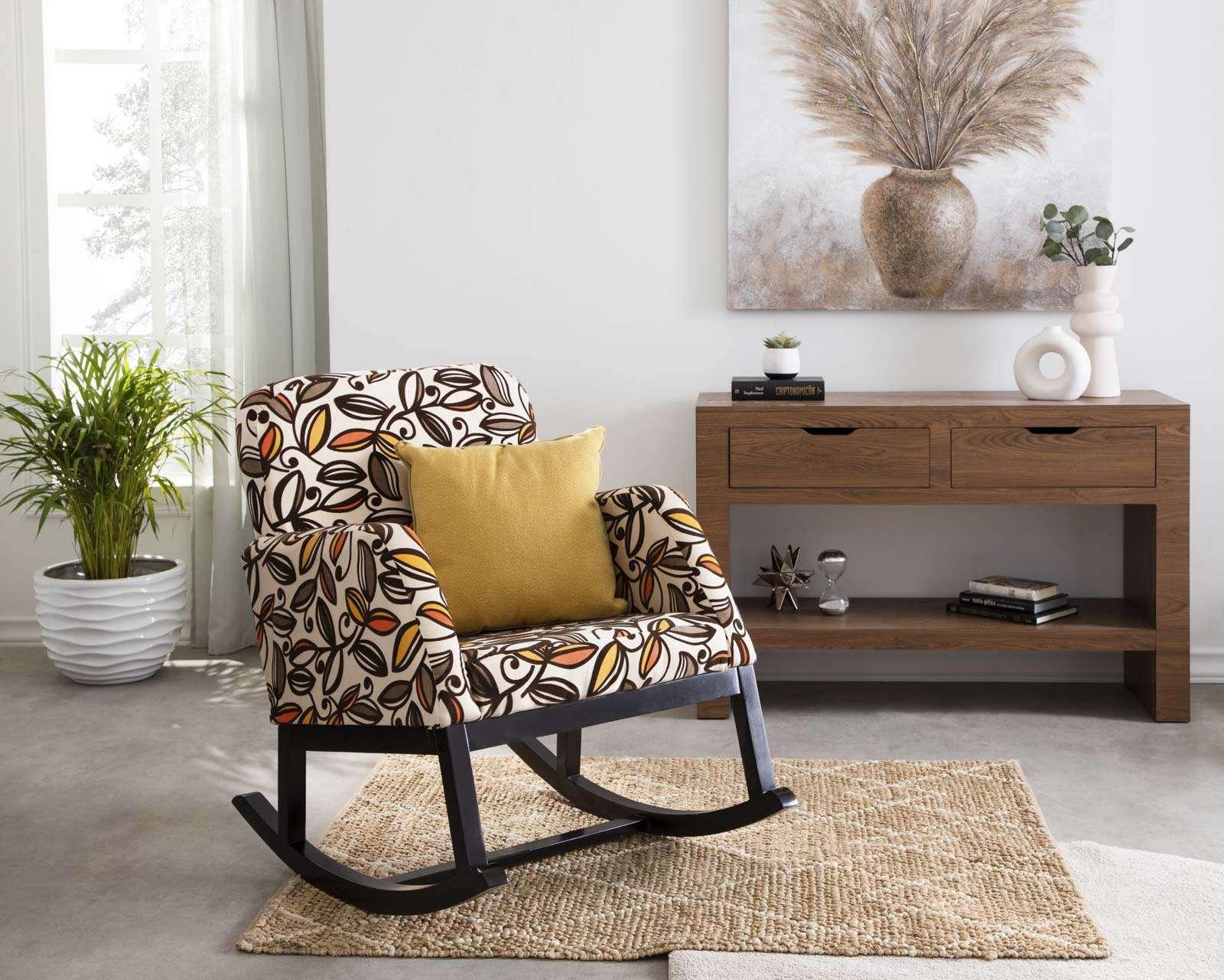 Silla Mecedora Victoria Contemporáneo Café Texas