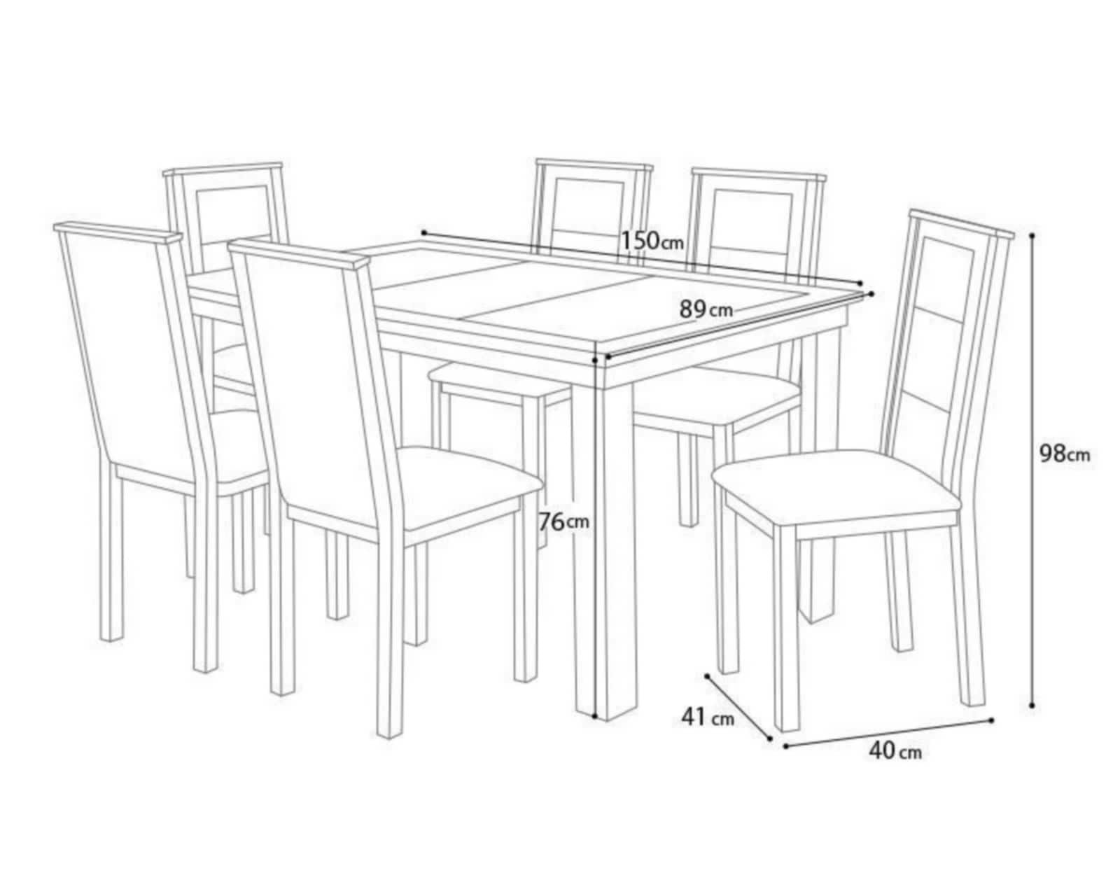 Foto 6 | Foto 6 | Comedor Alicia con 6 Sillas