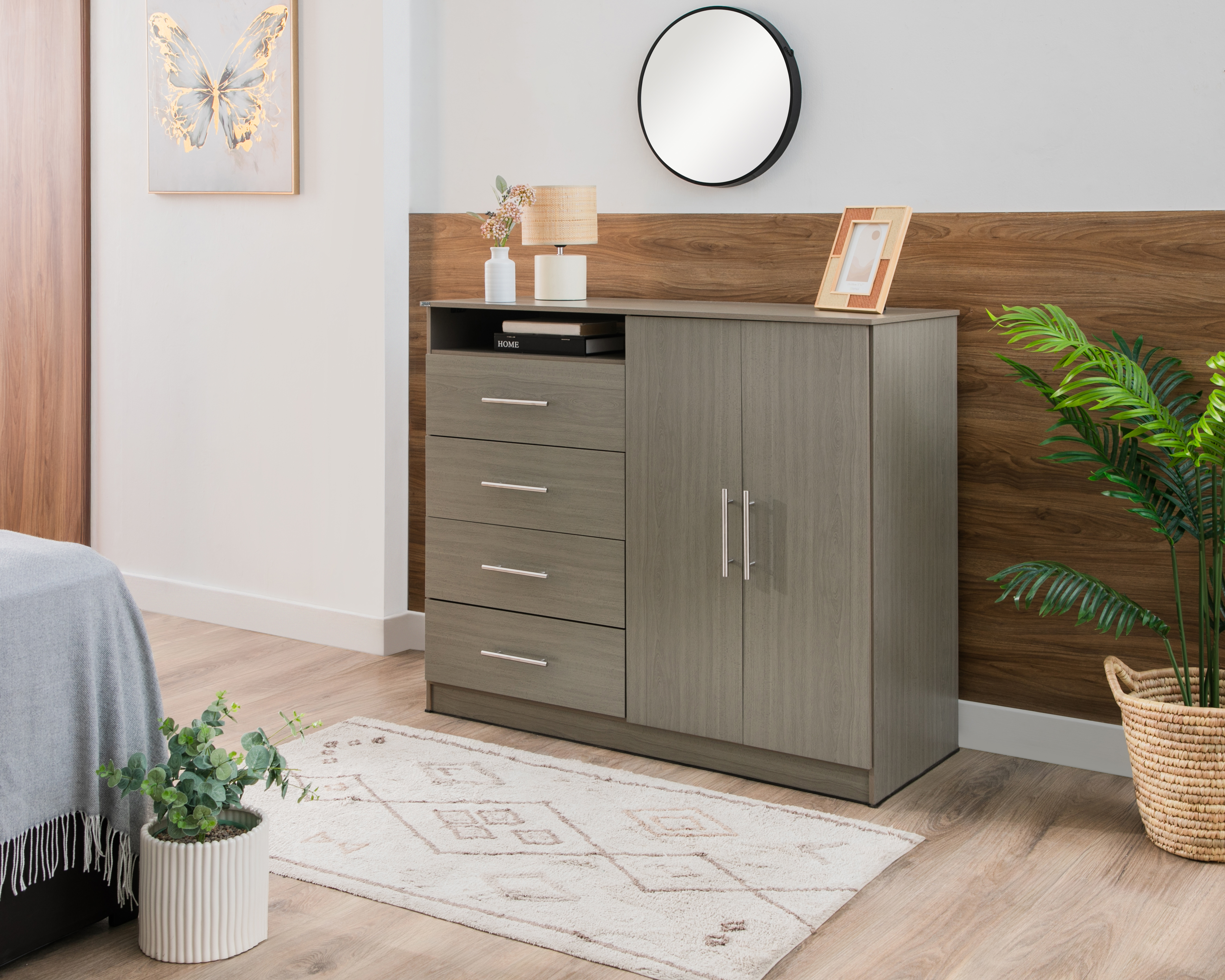 Cómoda Mobi Vera Fresno 121 cm