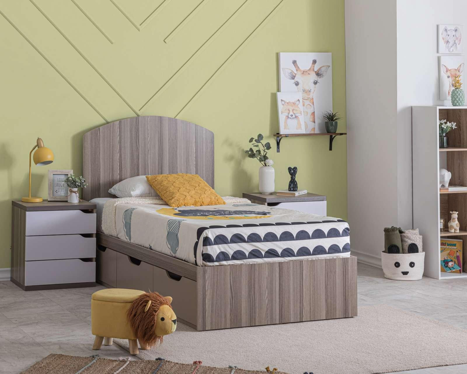 Foto 2 | Foto 2 | Cama Cuna Mindy color Roble y Blanco