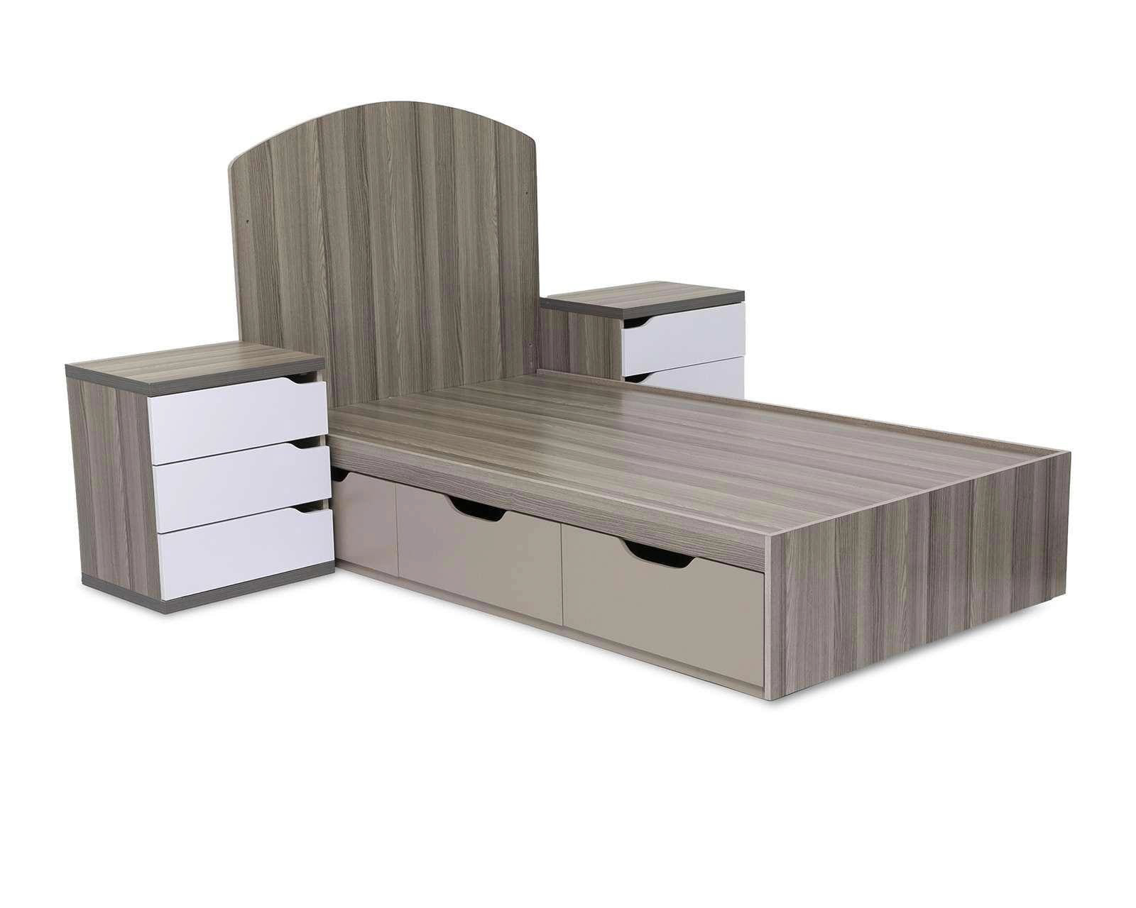 Foto 5 pulgar | Foto 4 | Cama Cuna Mindy color Roble y Blanco