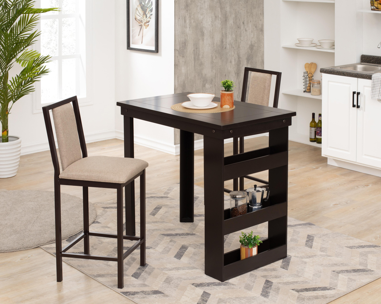 Foto 2 pulgar | Foto 1 | Mesa Multiusos Carolina Chocolate