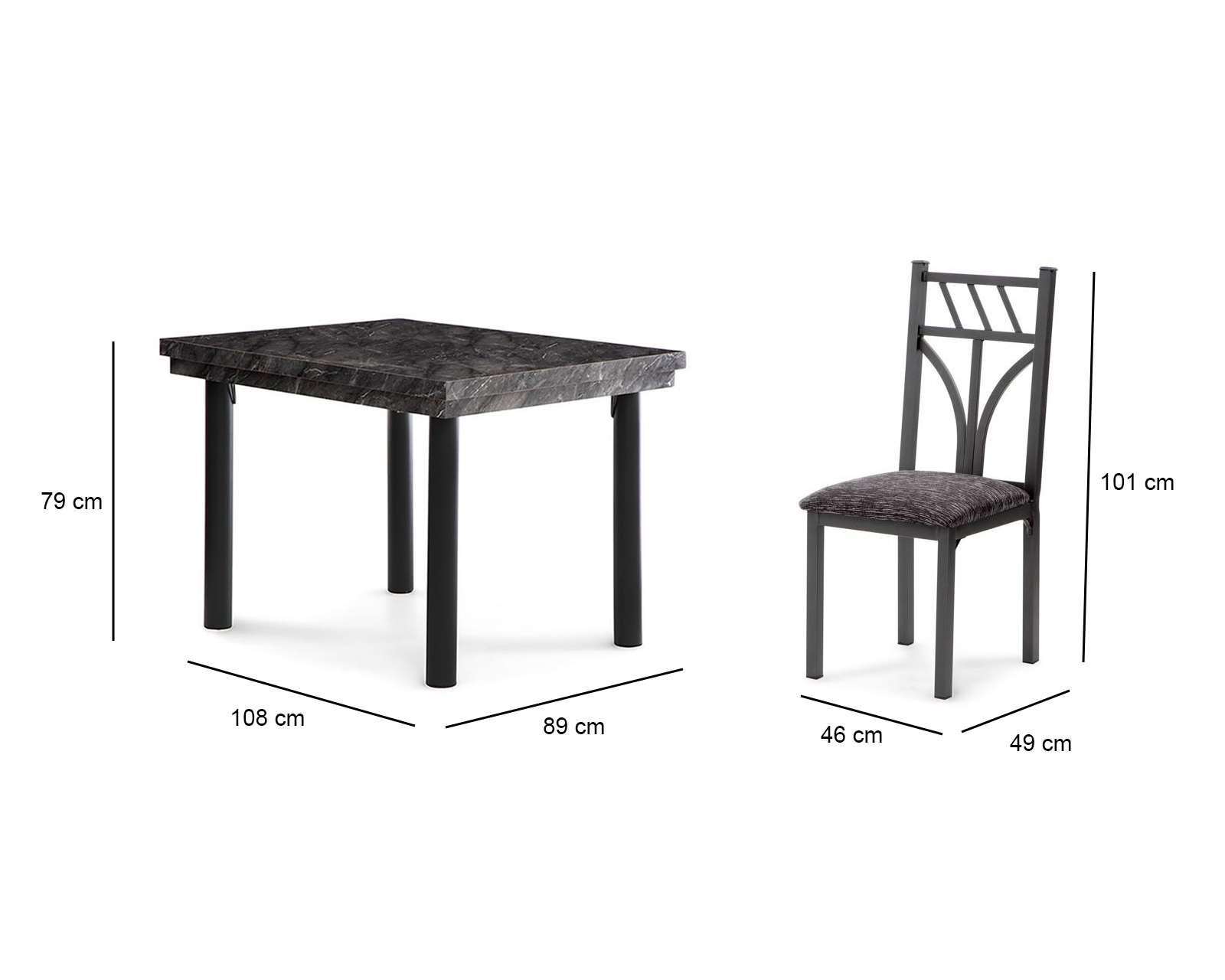 Foto 7 | Foto 7 | Comedor África con 4 Sillas