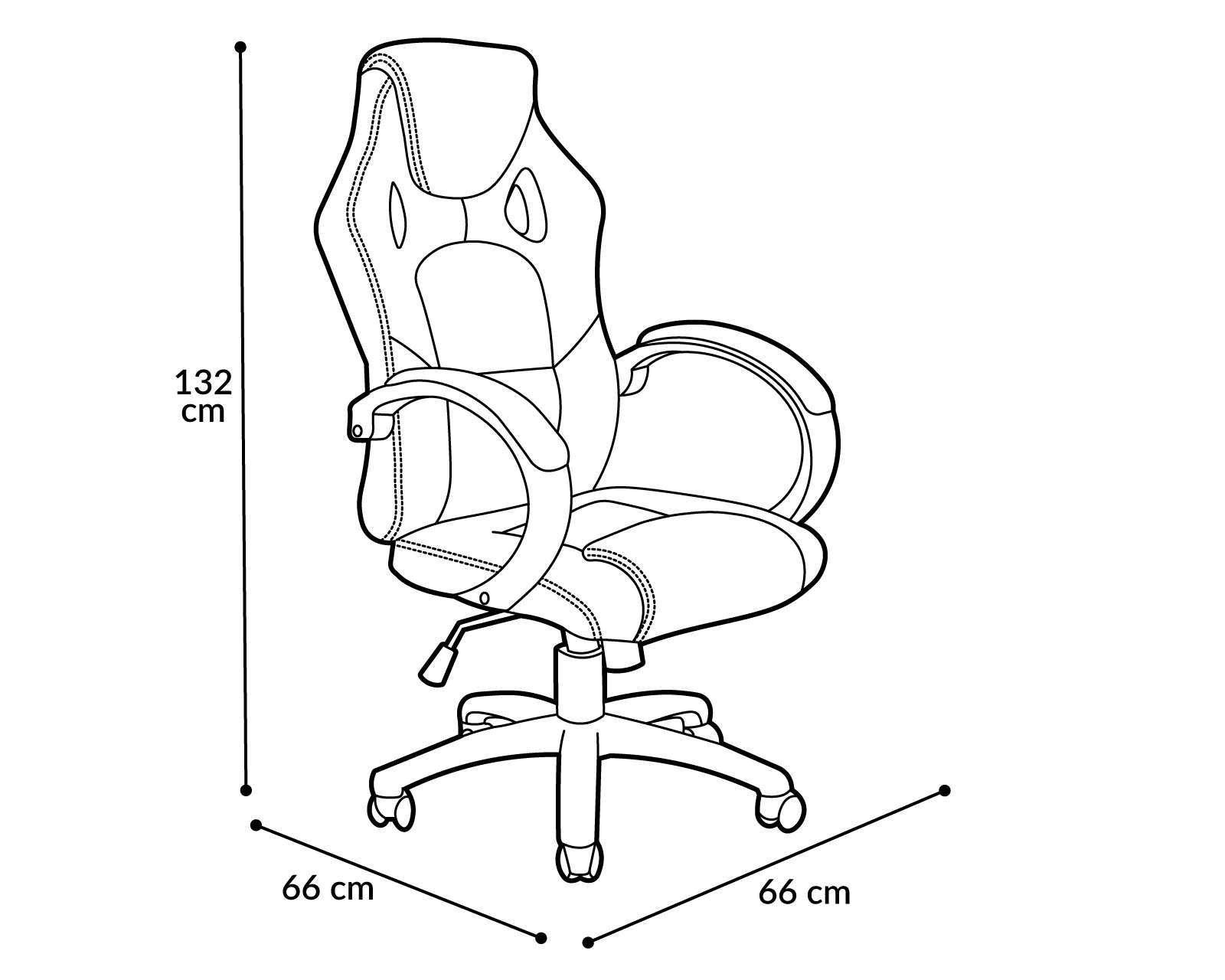 Foto 9 | Foto 9 | Silla Gamer GameCraft Negra/Roja