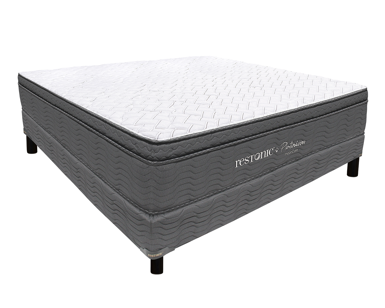 Foto 2 | Foto 2 | Juego de Colchón y Box Queen Size Restonic Platinium