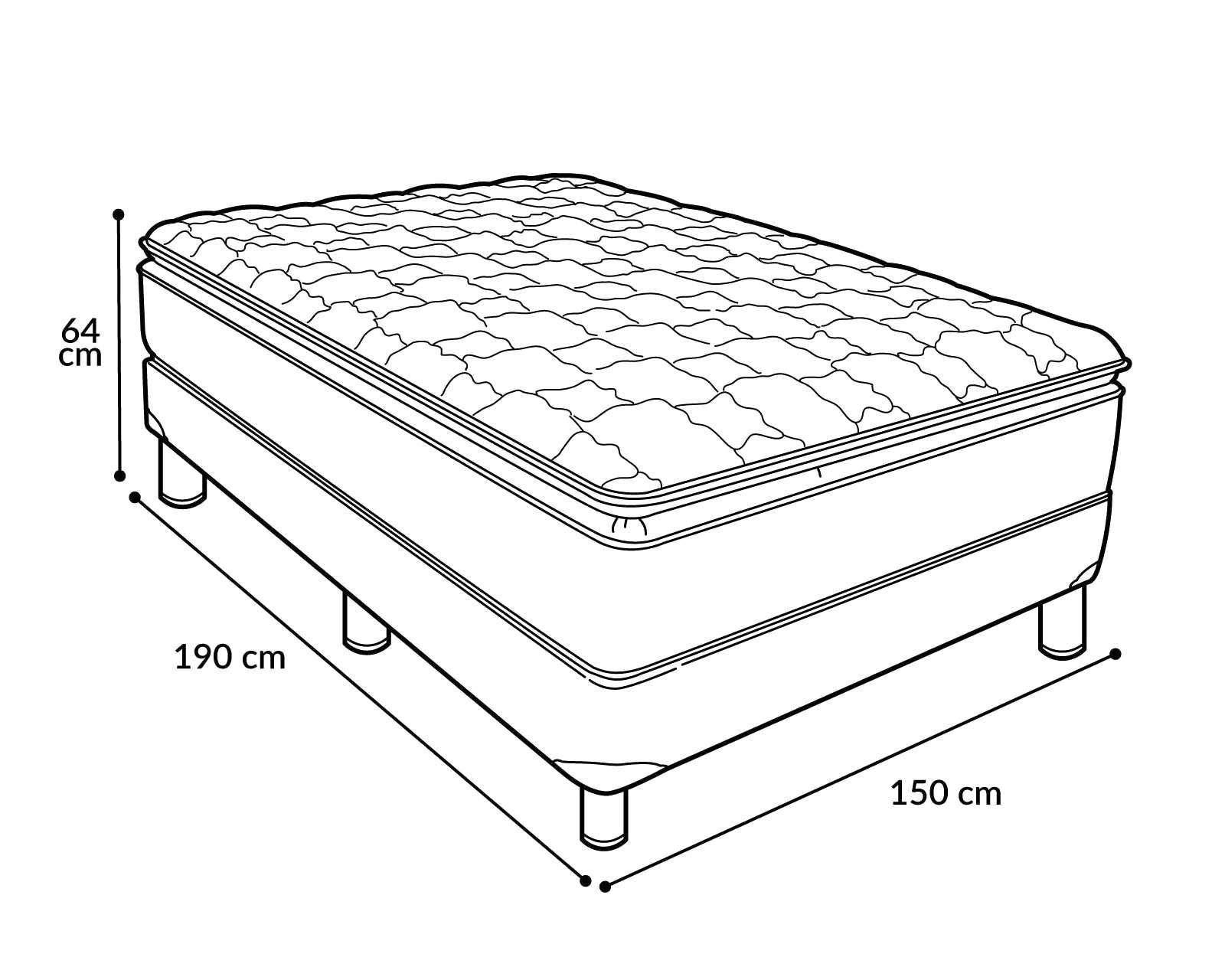 Foto 7 | Foto 7 | Juego de Colchón y Box Queen Size Restonic Platinium