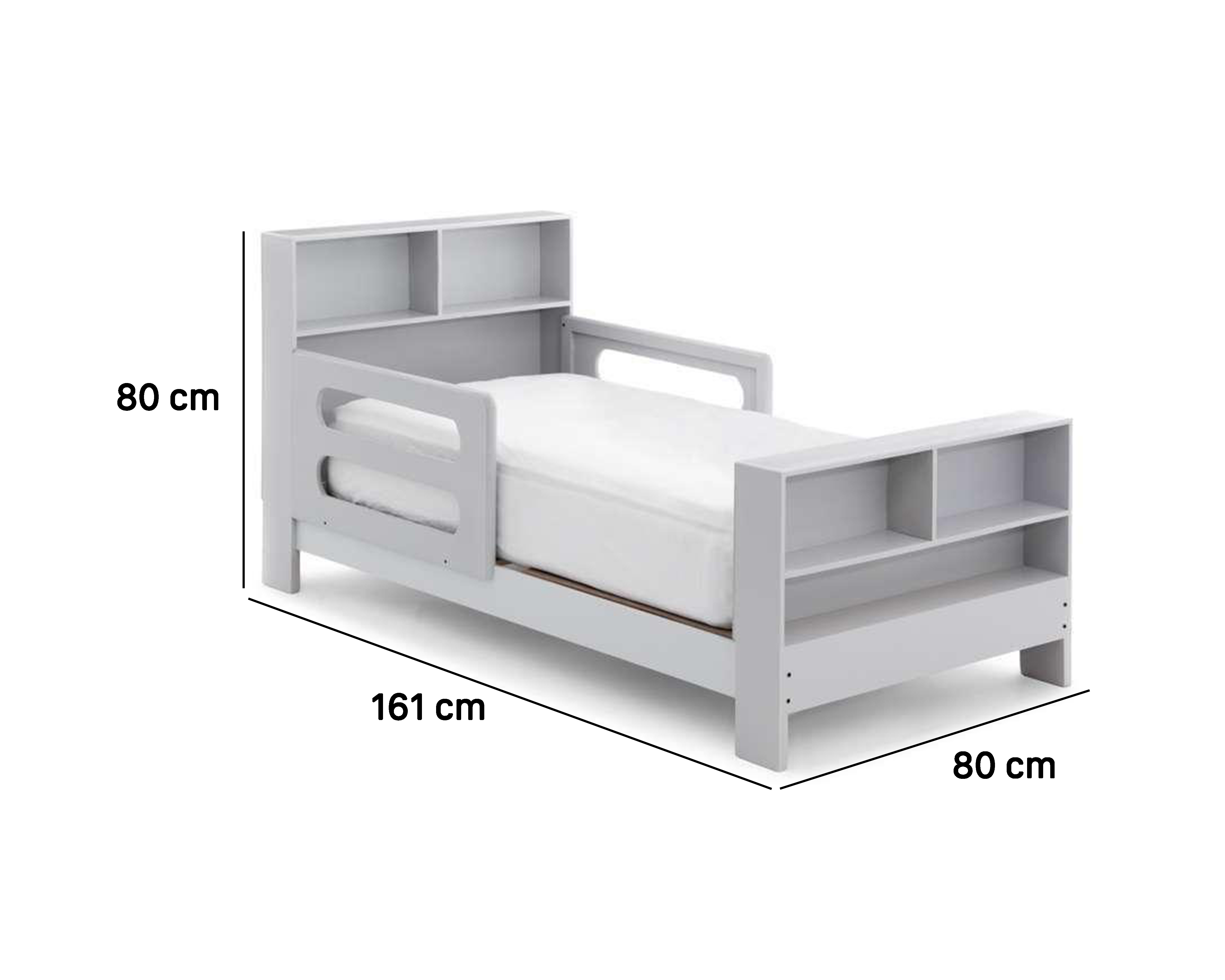 Foto 6 | Foto 6 | Cama Infantil Lucero de Madera de Pino color Gris