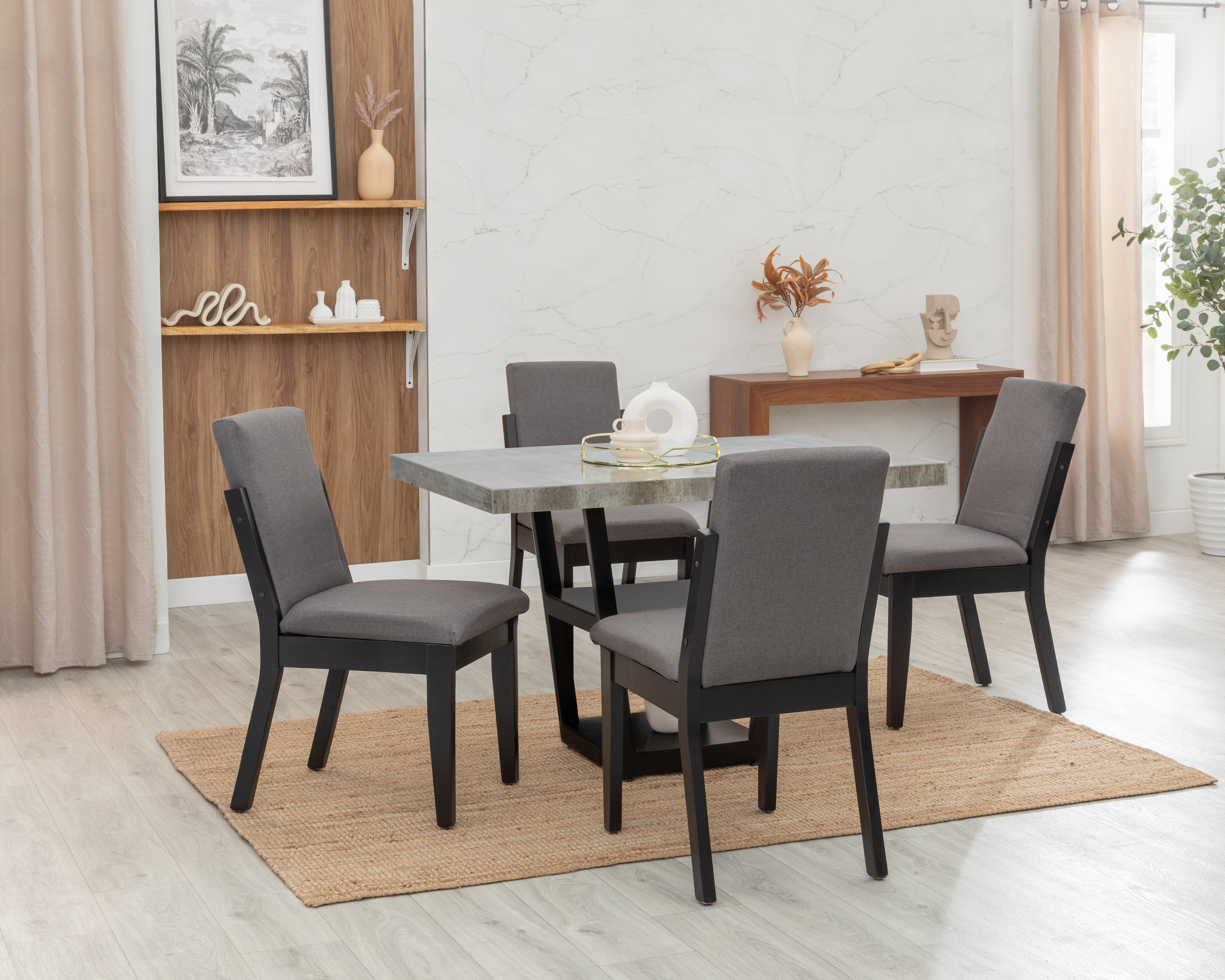 Comedor Boxster con 4 Sillas