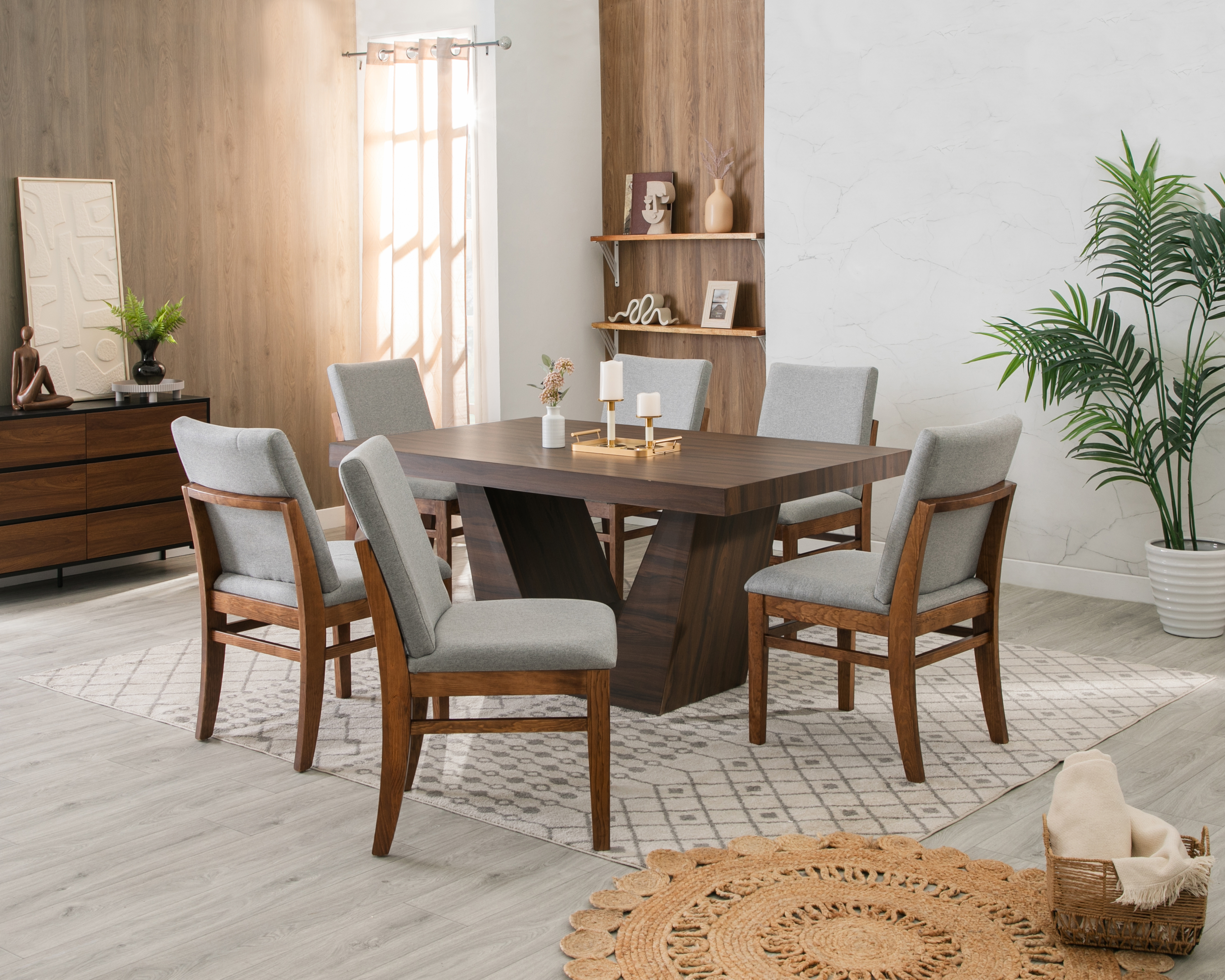 Comedor Mali con 6 Sillas