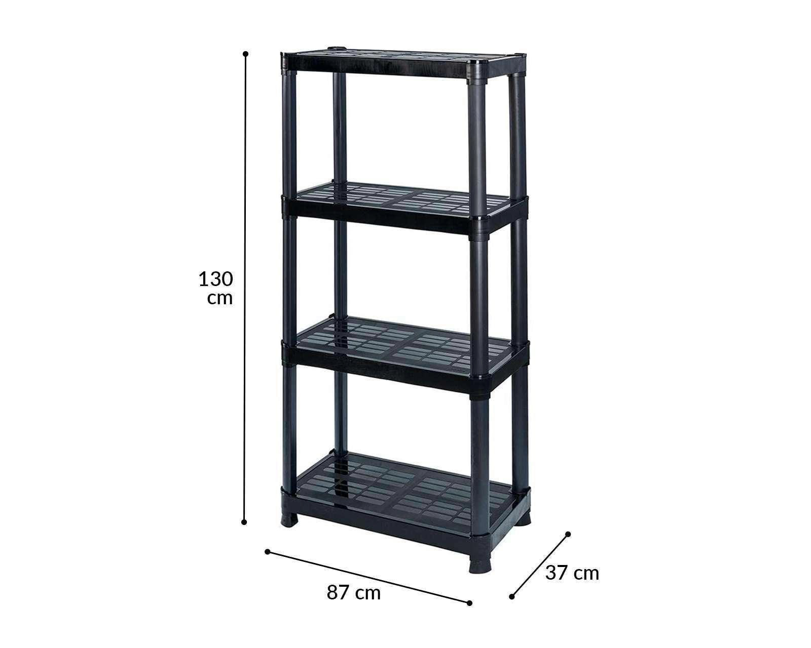 Foto 6 pulgar | Foto 5 | Rack Italhome 4 Entrepaños de Propileno