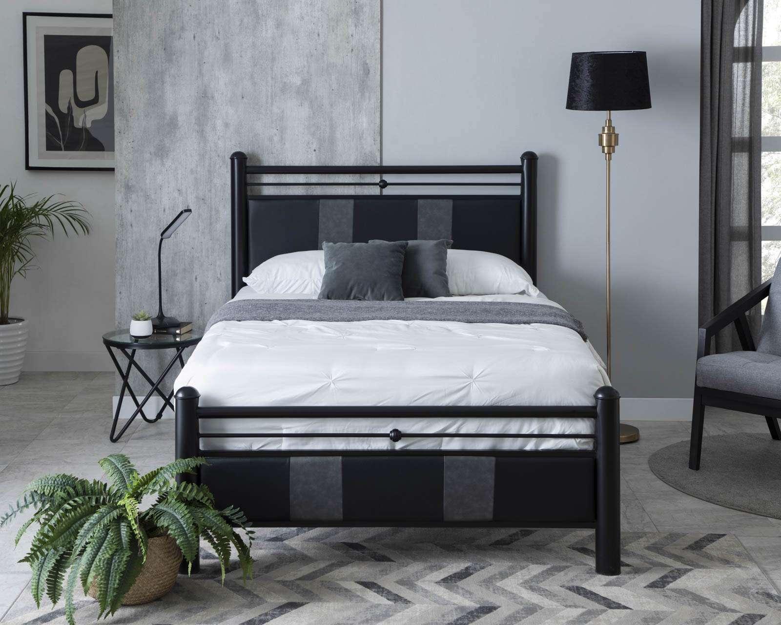 Cama Matrimonial Moscú de Metal