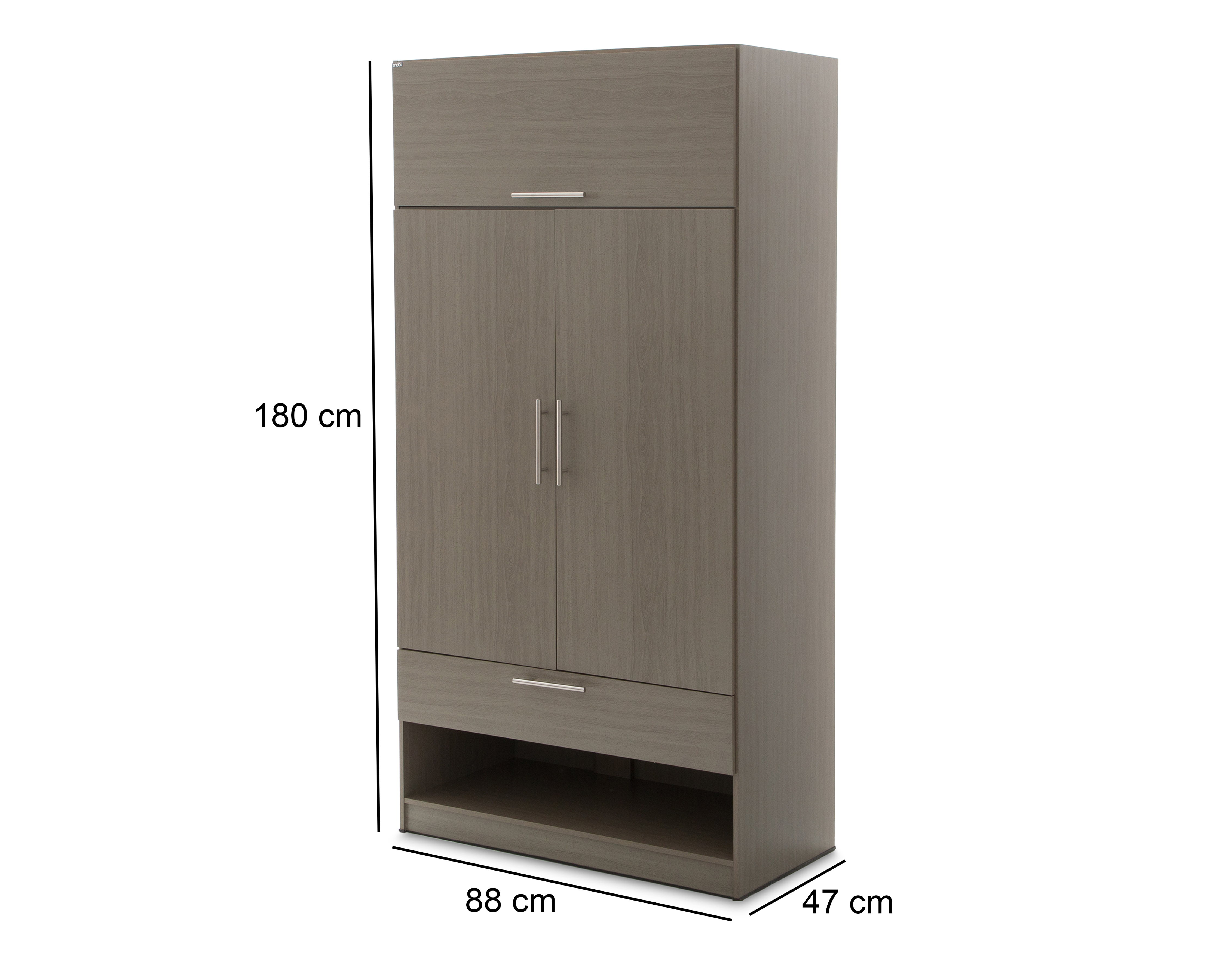 Foto 7 | Foto 7 | Ropero Mobi Olivo Fresno 90 cm