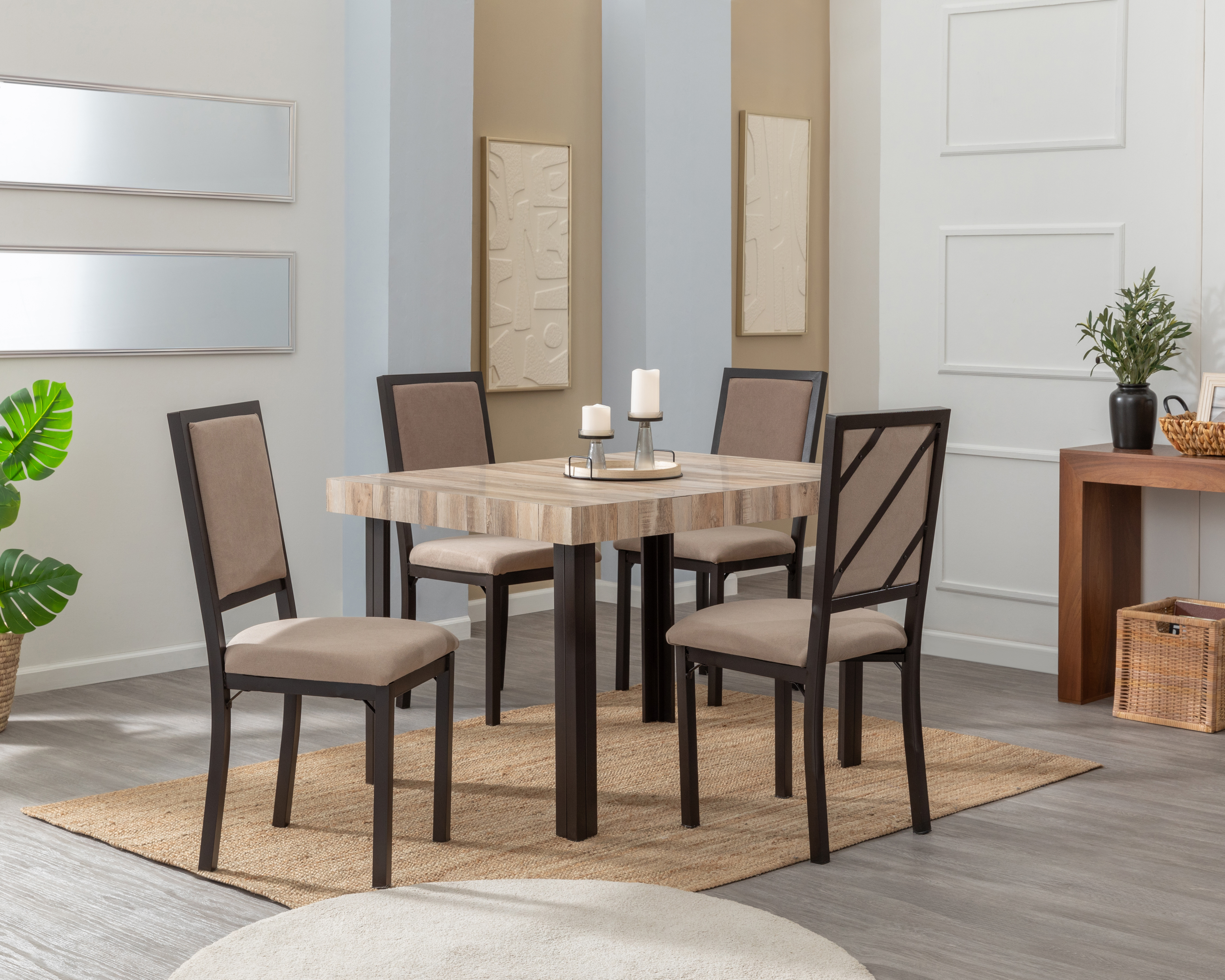 Comedor Lugo con 4 Sillas