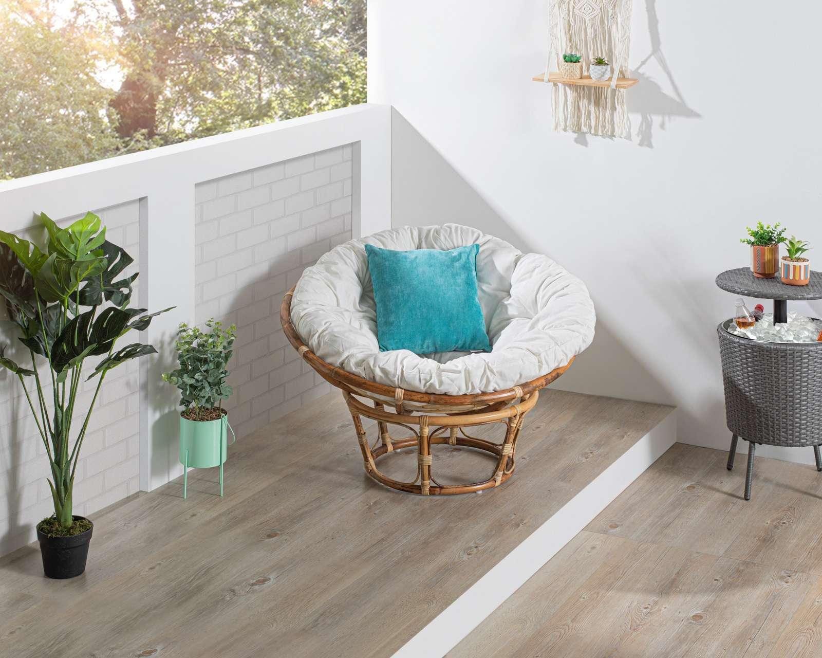 Foto 2 pulgar | Foto 1 | Silla para Jardín Congo Papasan