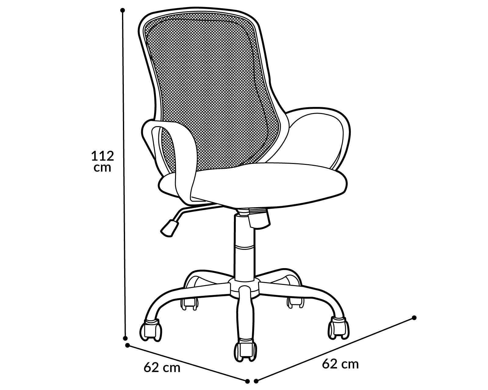 Foto 4 pulgar | Foto 3 | Silla de Oficina Tuvalu Negra