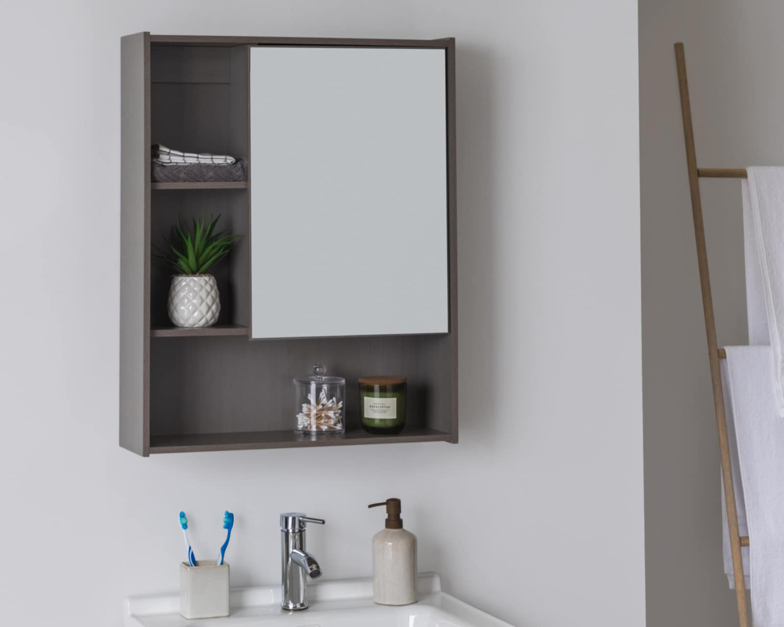 Gabinete para Baño Mobi Portland II Fresno