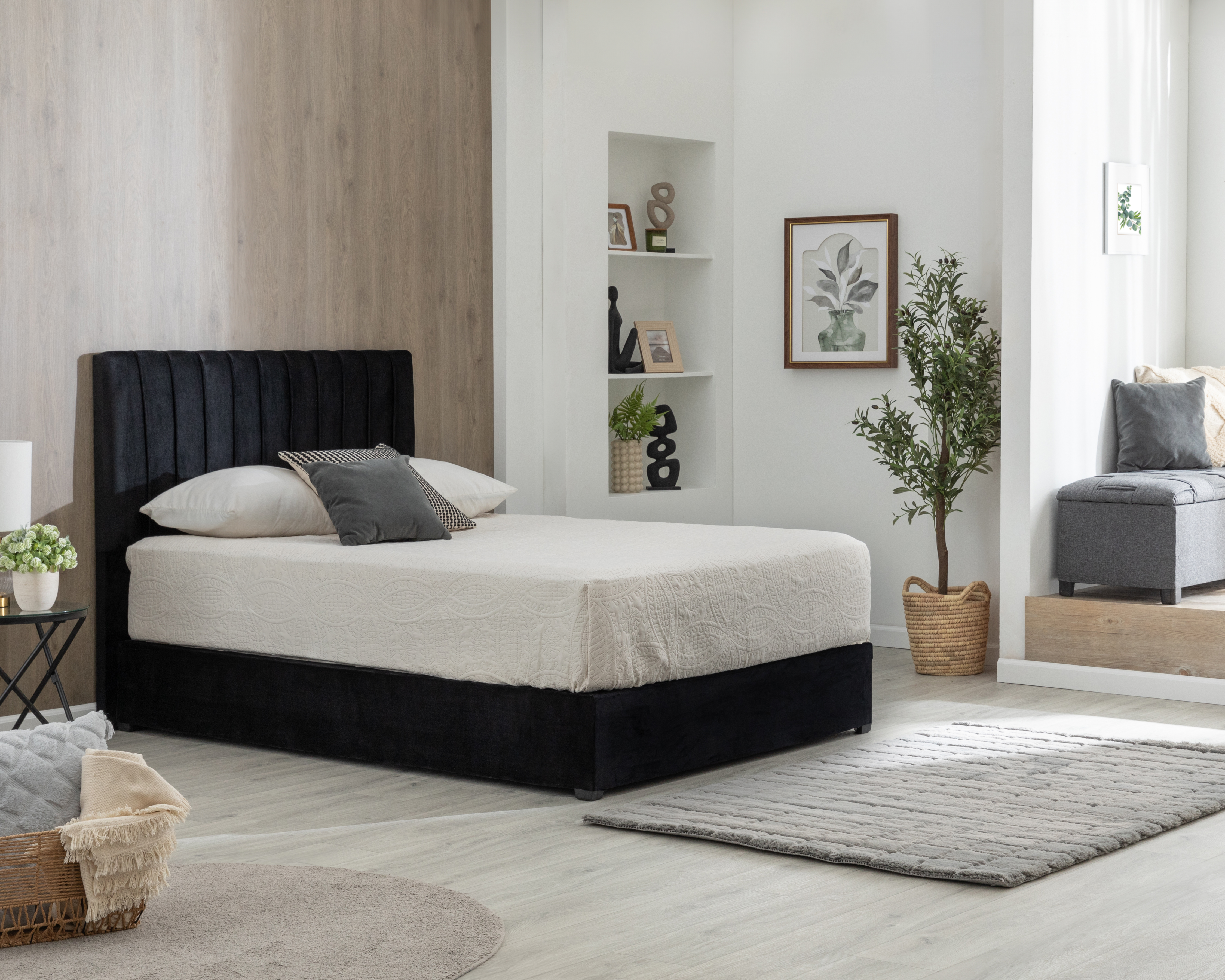 Cama Matrimonial Bloom de Madera