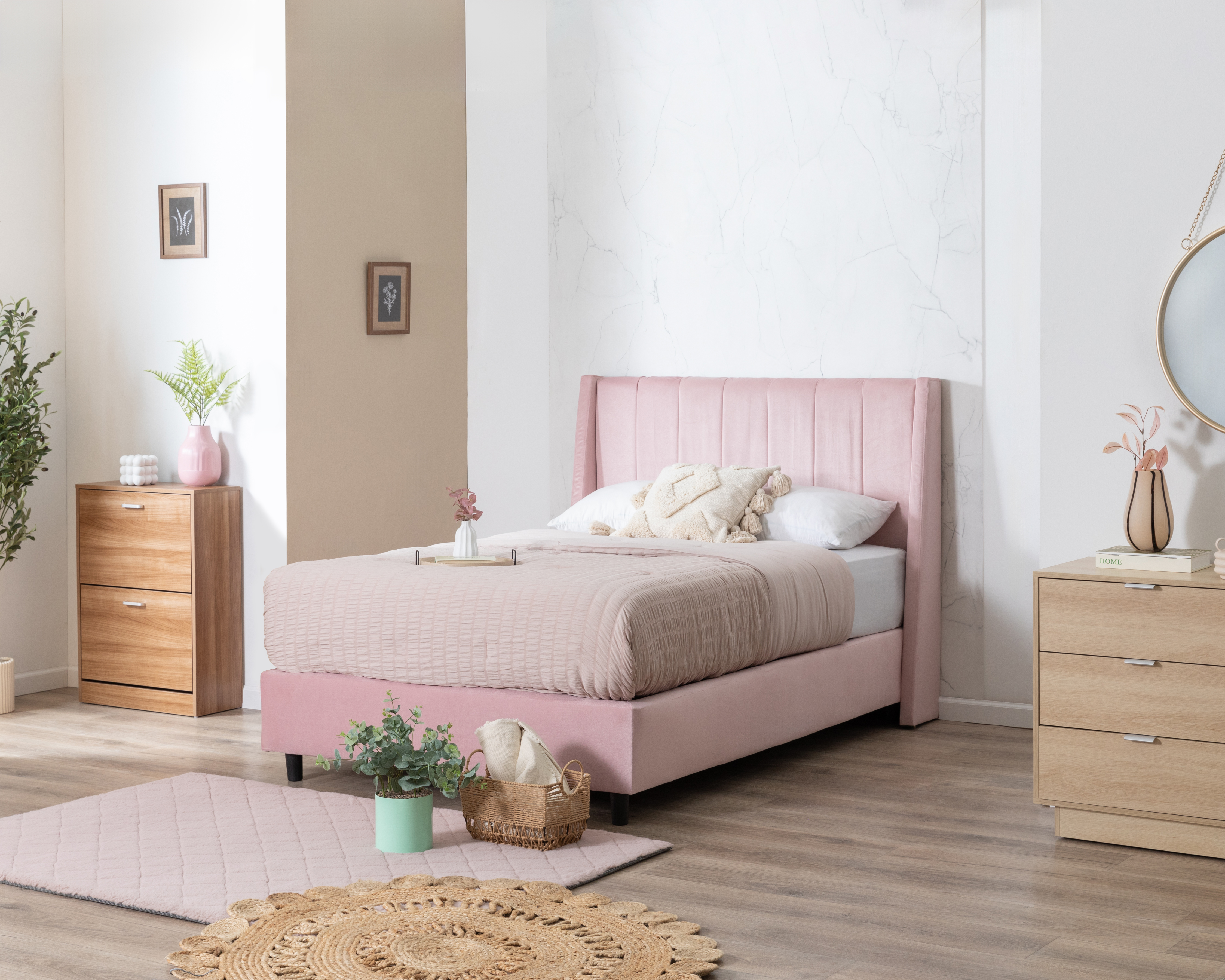 Cama Matrimonial Ariel de Madera