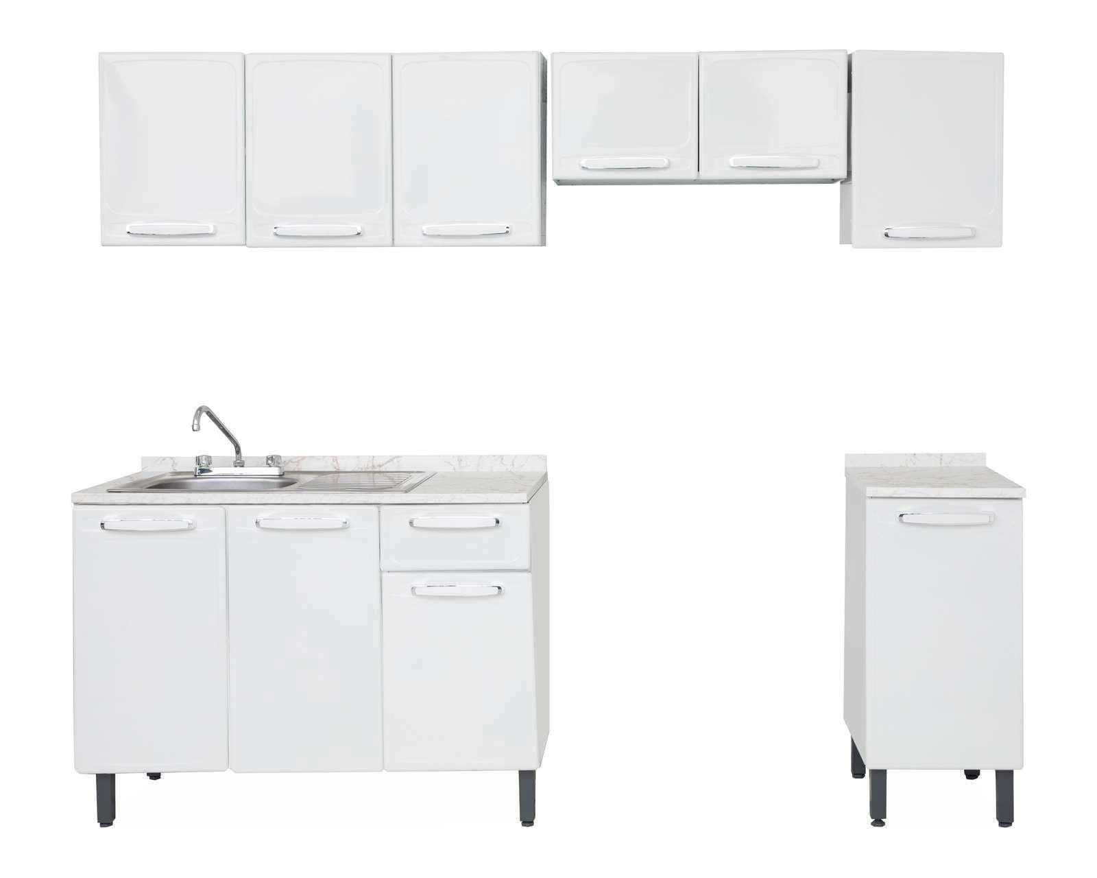 Foto 2 | Foto 2 | Cocina Integral Aurora Blanca 240 cm