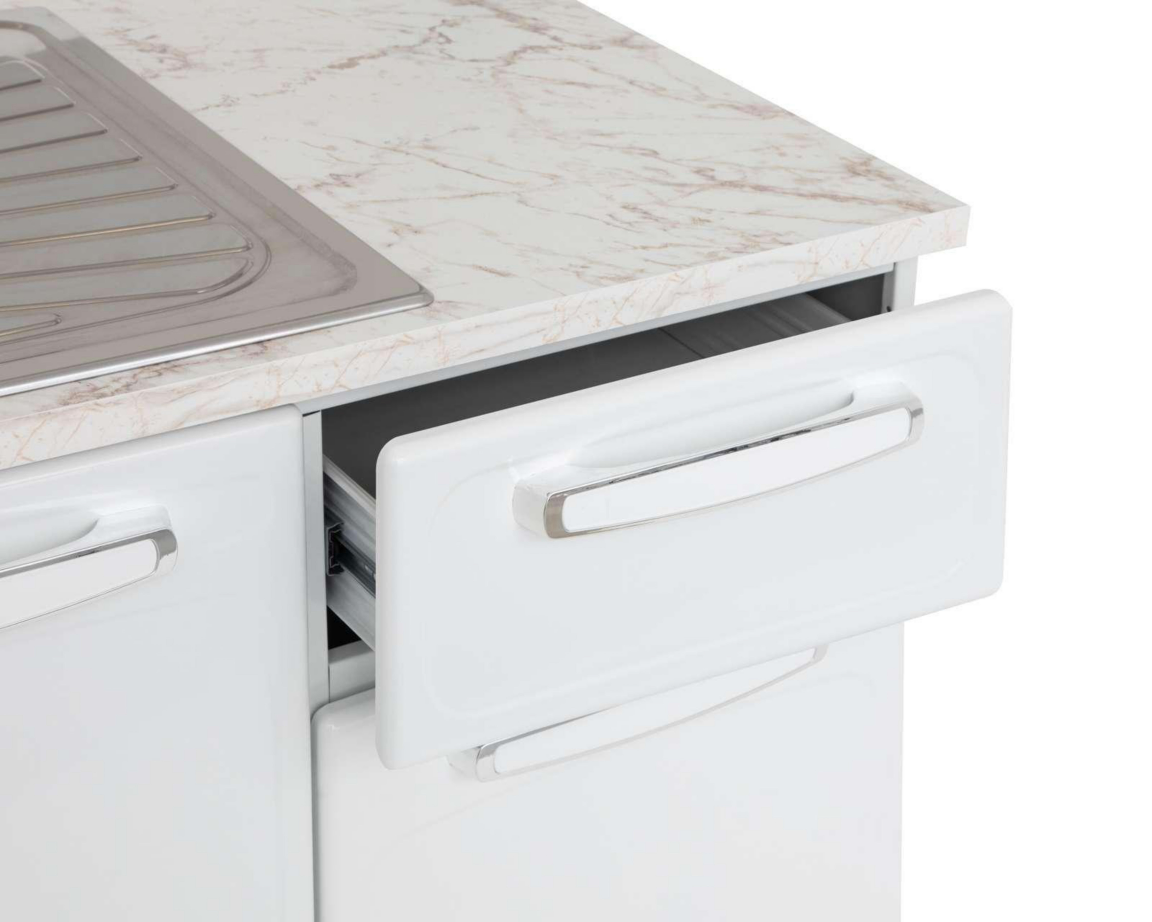 Foto 6 pulgar | Foto 5 | Cocina Integral Aurora Blanca 240 cm