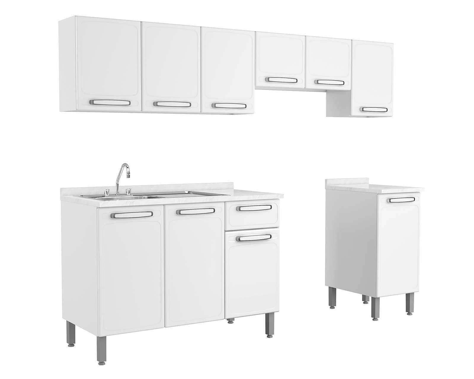 Foto 7 | Foto 7 | Cocina Integral Aurora Blanca 240 cm