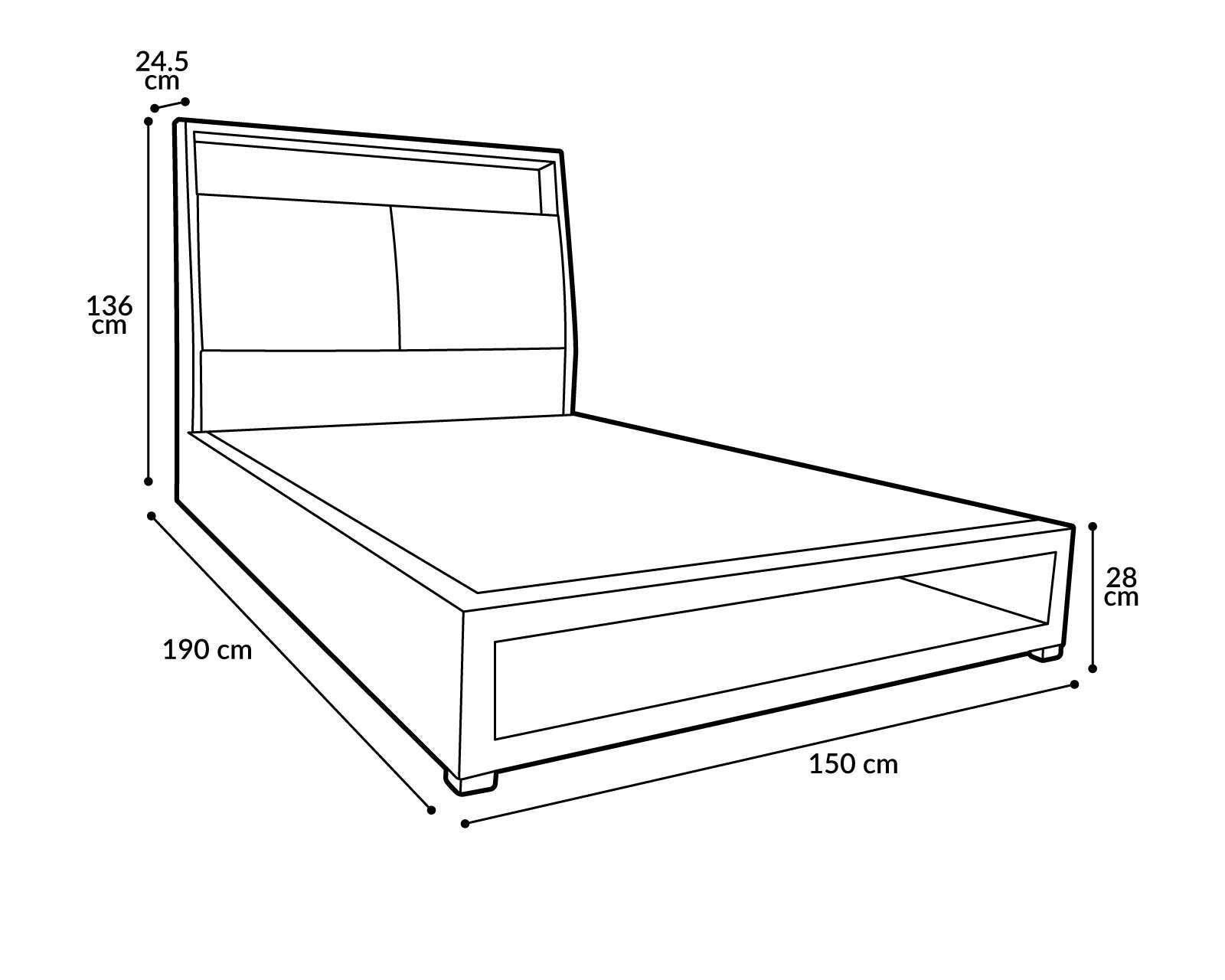 Foto 7 pulgar | Foto 6 | Cama Queen Size Catania de Madera