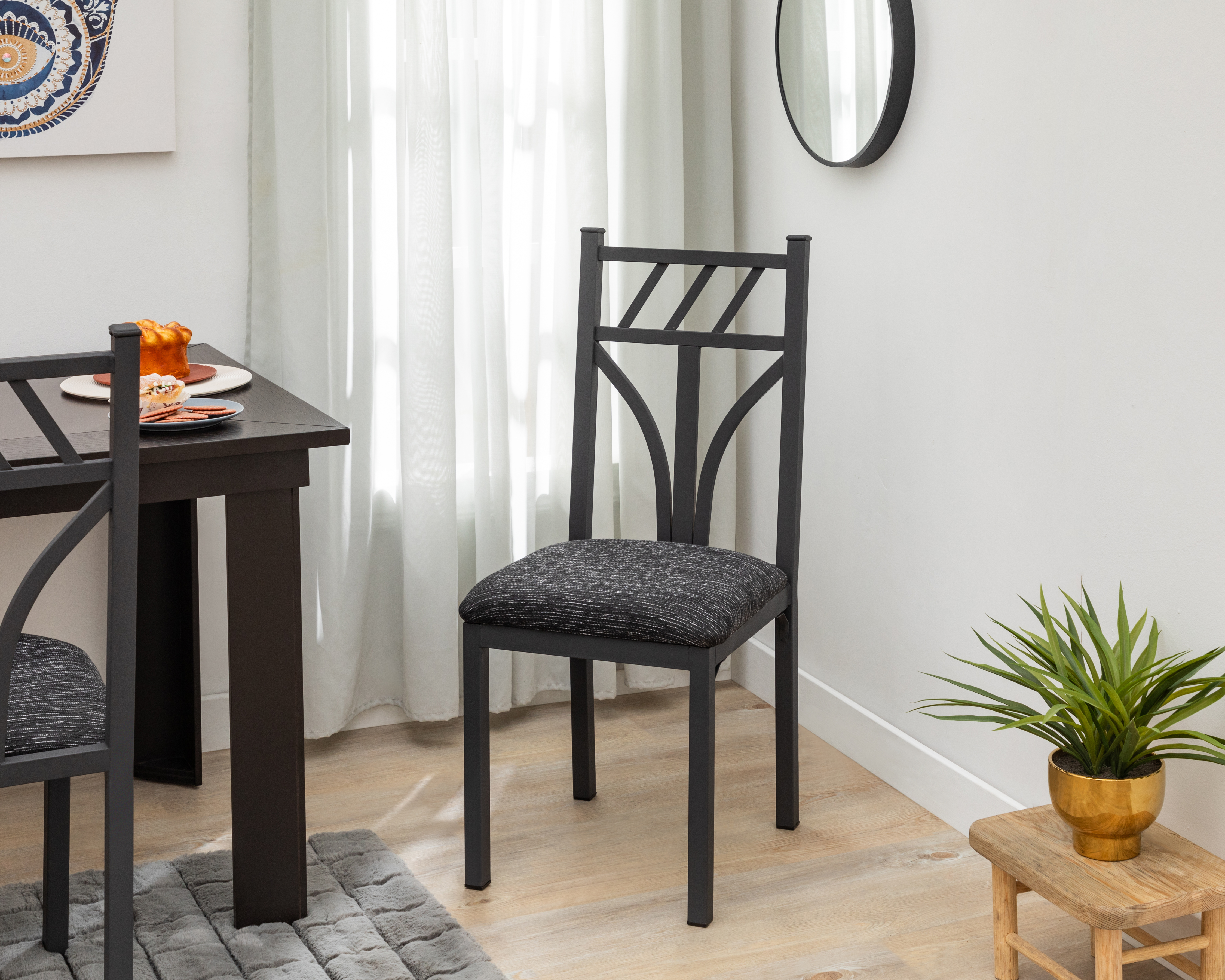 Silla África Gris