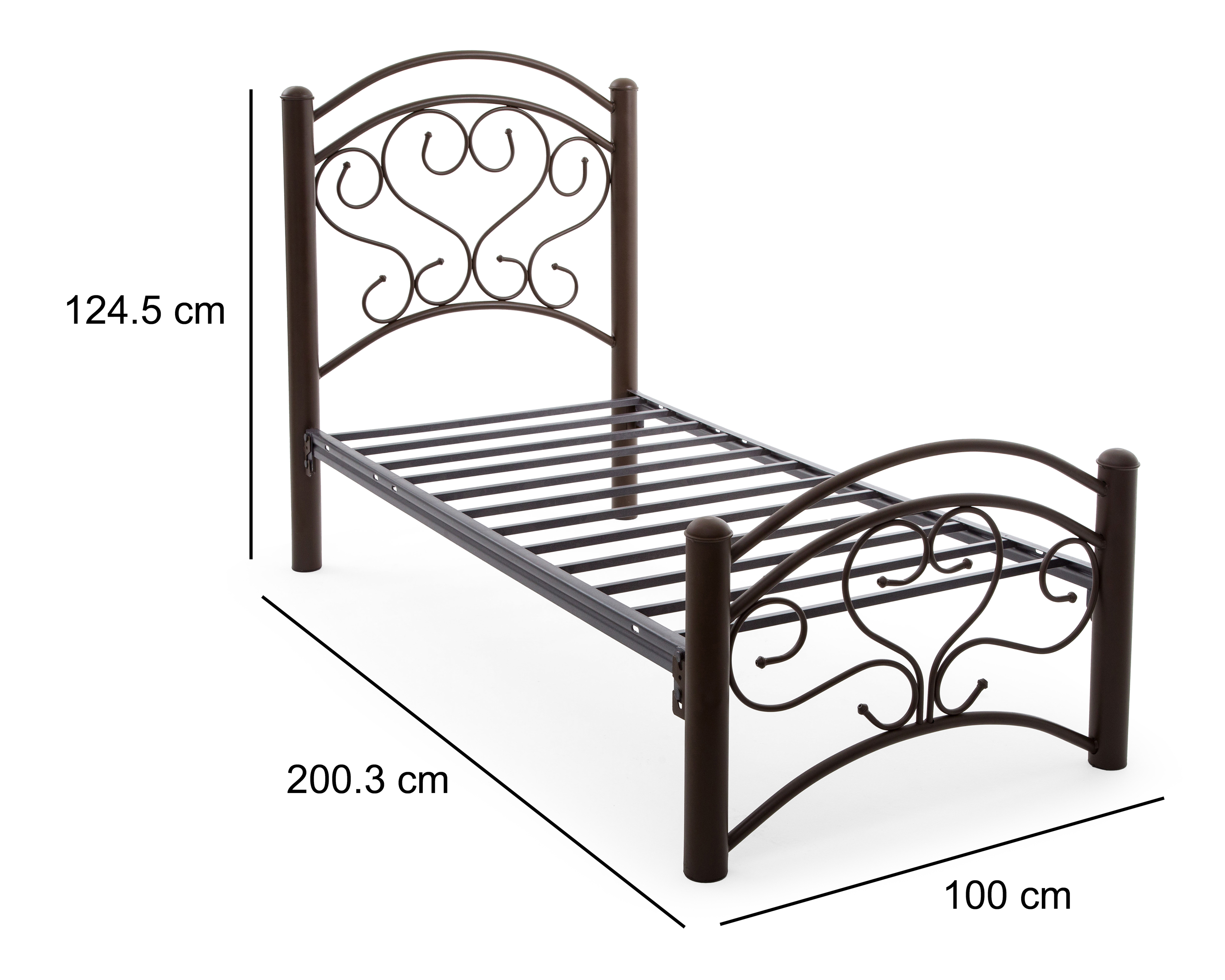 Foto 7 pulgar | Foto 6 | Cama Individual Indonesia de Metal