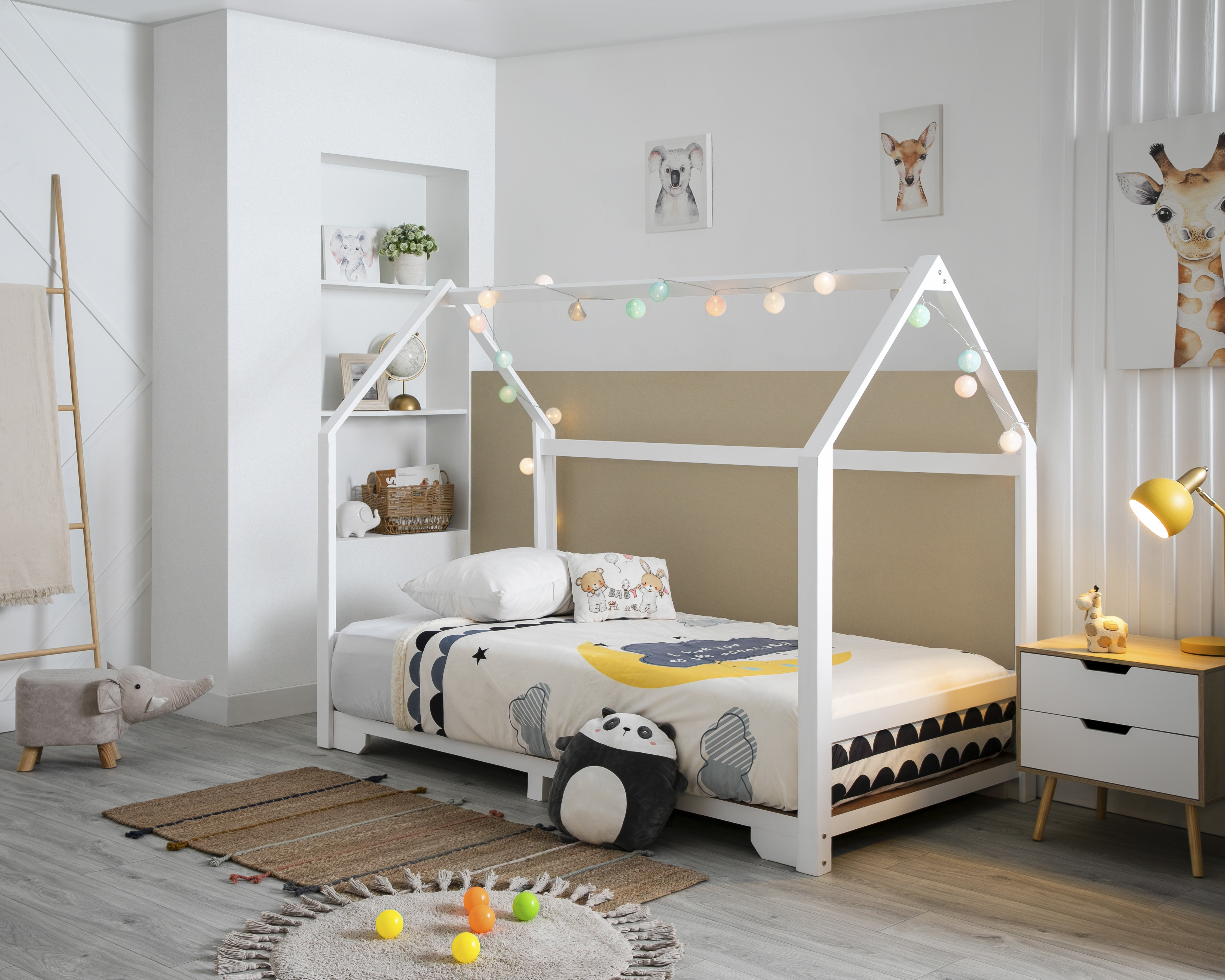 Cama Gonher Montessori Blanca Individual