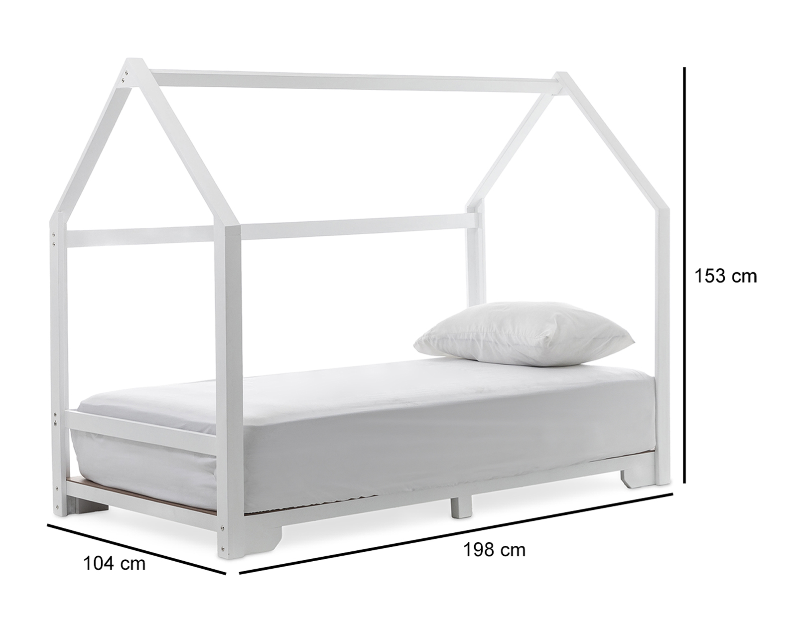 Foto 6 | Foto 6 | Cama Gonher Montessori Blanca Individual