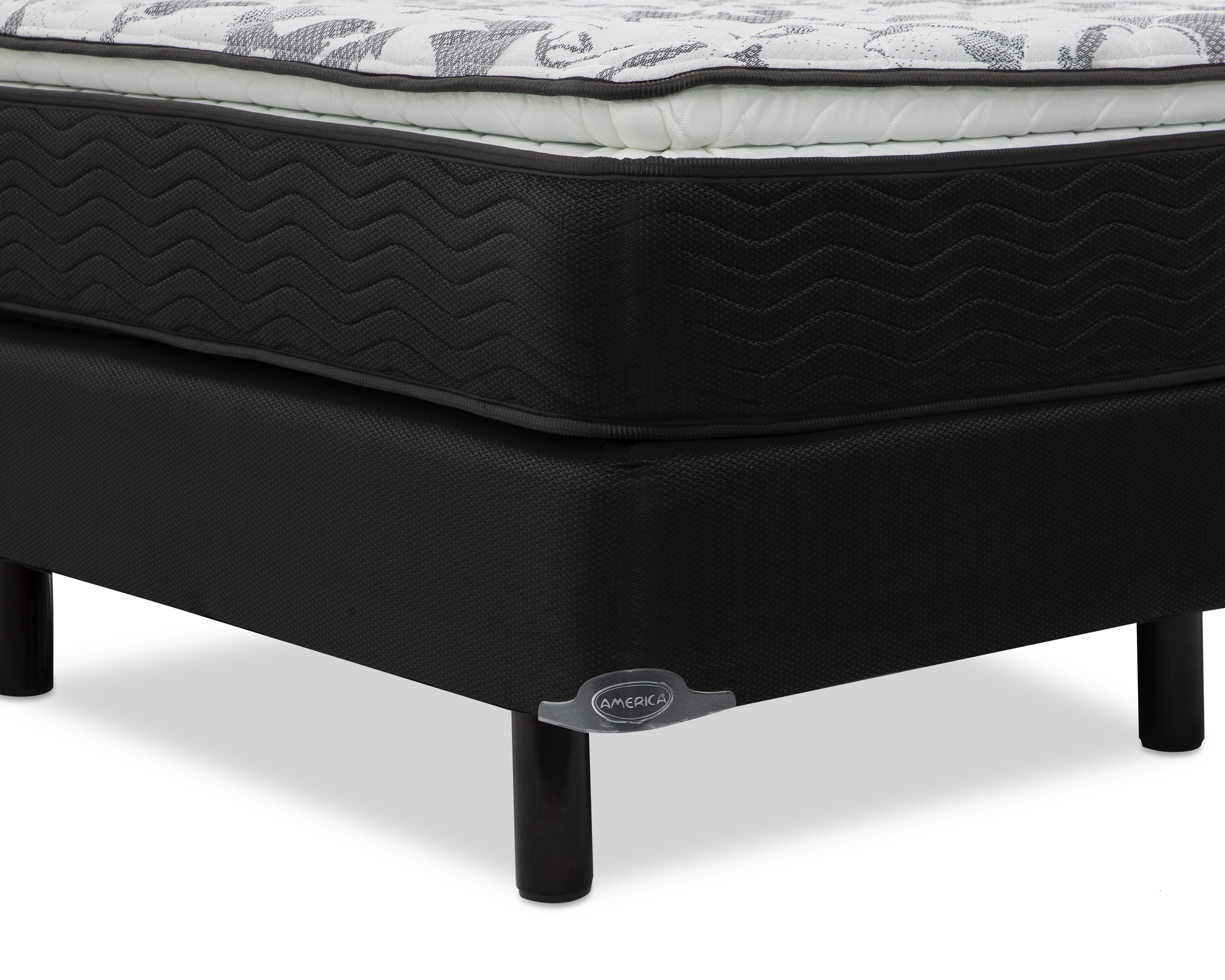 Foto 5 pulgar | Foto 4 | Juego de Colchón y Box Queen Size America Valery