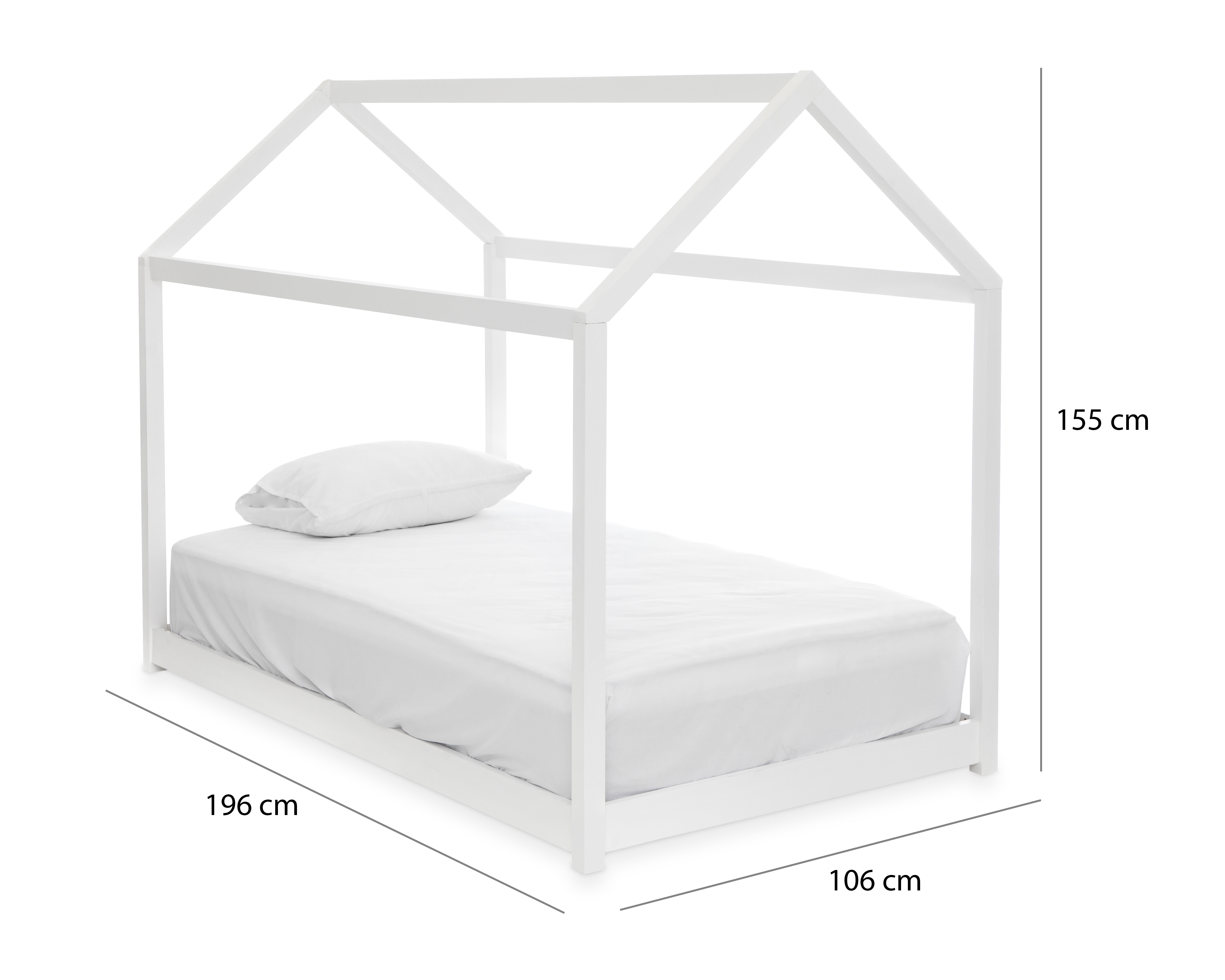 Foto 7 pulgar | Foto 6 | Cama Infantil Rodri Blanca