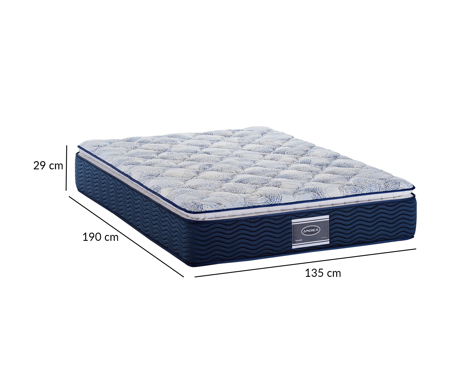 Foto 7 | Foto 7 | Colchón Matrimonial América Columbia