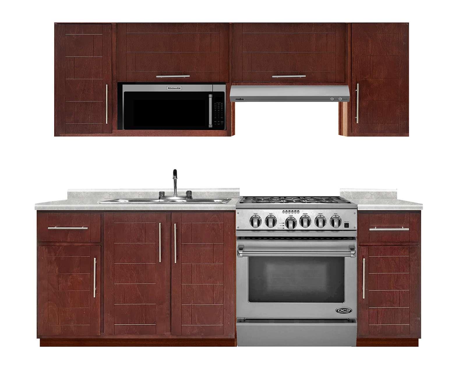 Foto 2 | Foto 2 | Cocina Integral Encino Cherry 240 cm