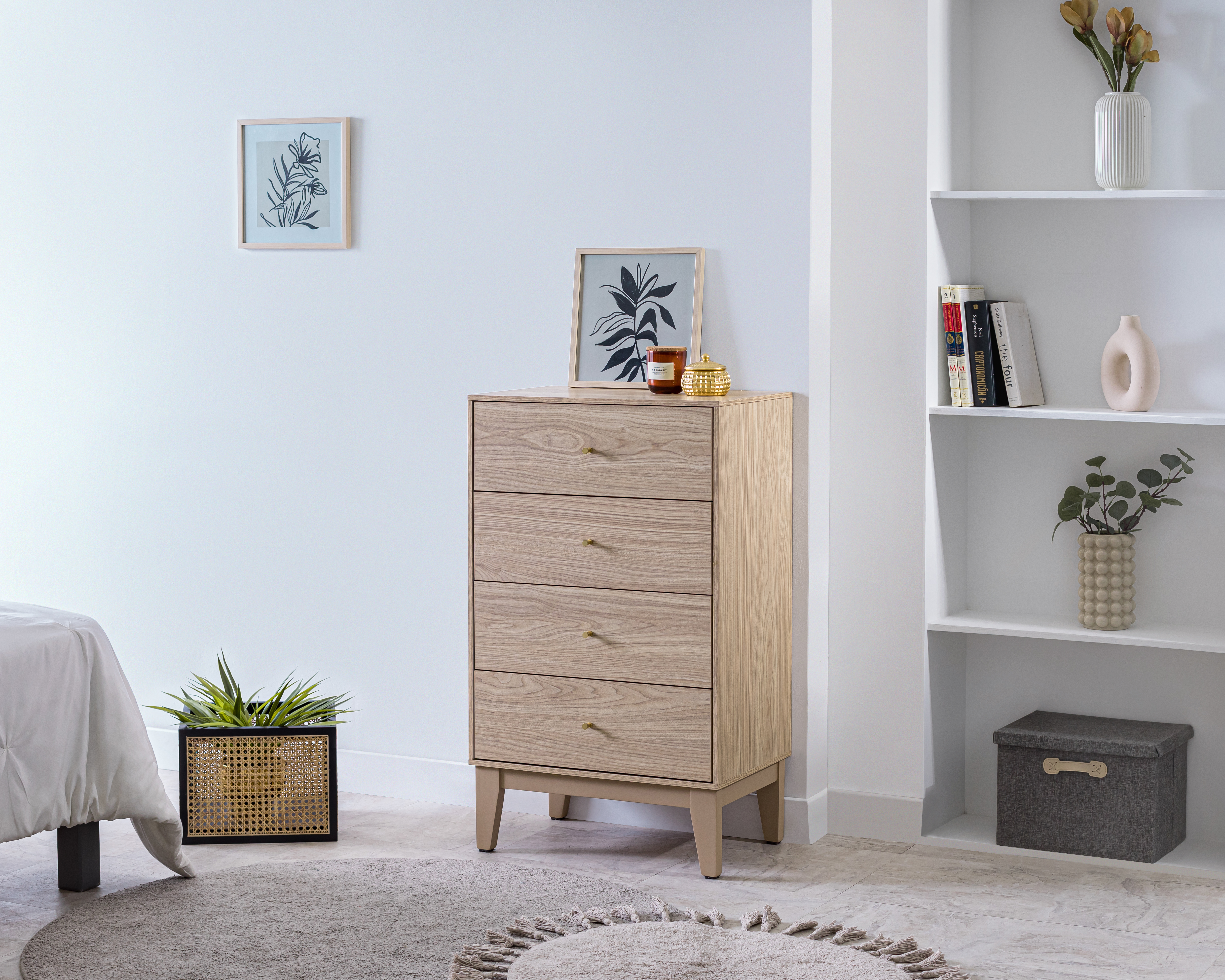 Foto 2 pulgar | Foto 1 | Cómoda Pandora Beige