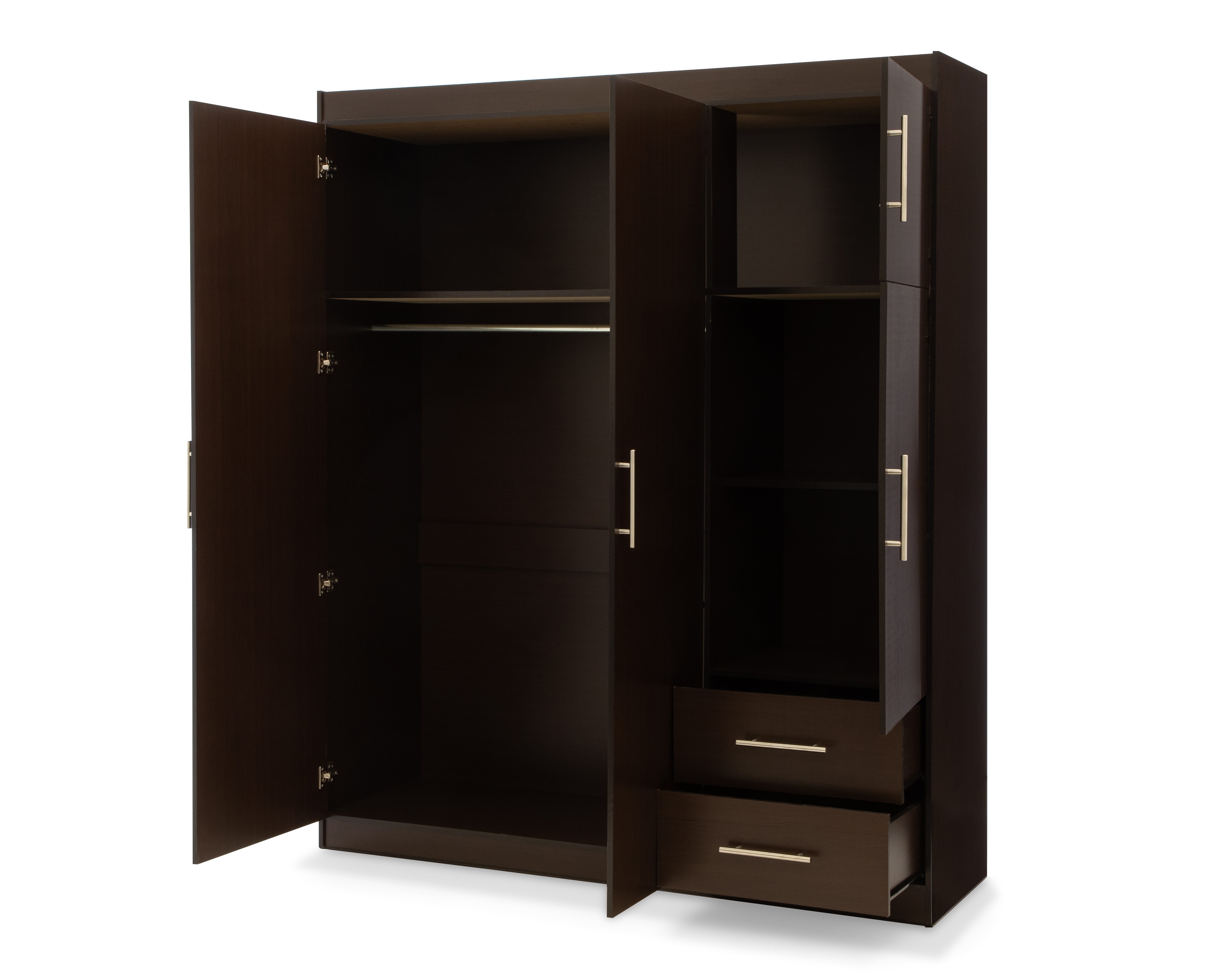 Foto 3 | Foto 3 | Ropero Mobi Laurel Chocolate 146 cm