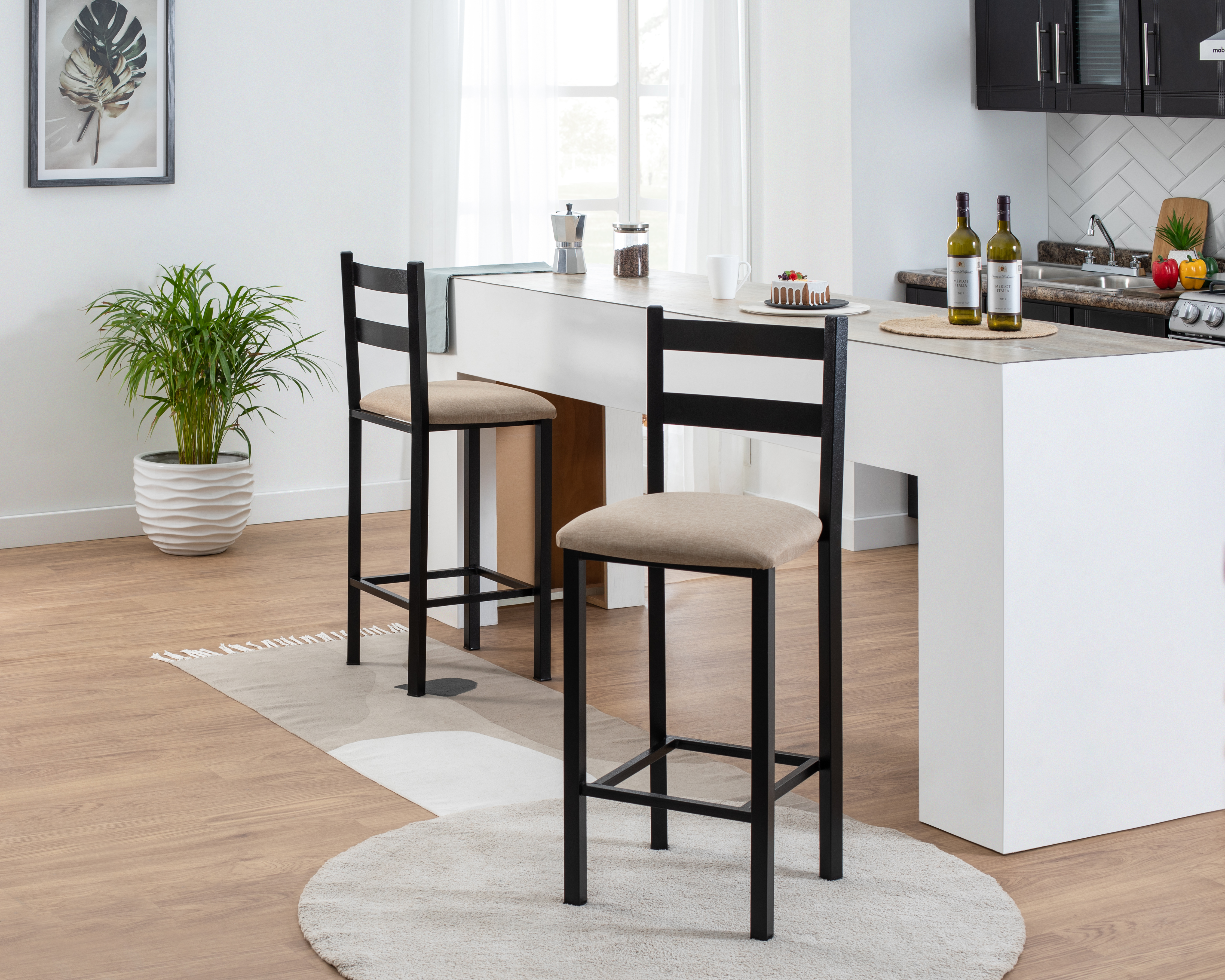 Banco Ontario Negro/Beige