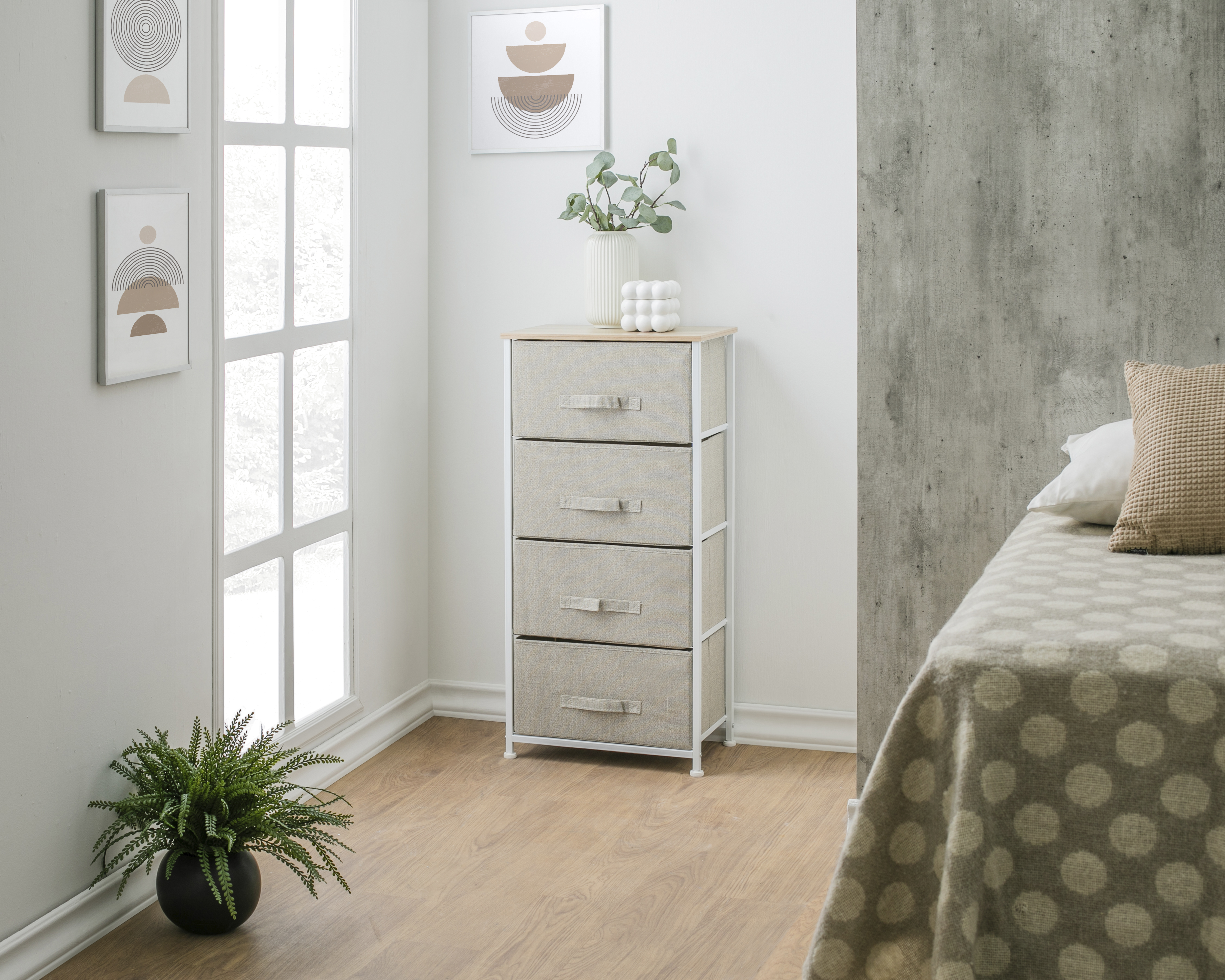 Mueble Organizador +Simple Janette Gris