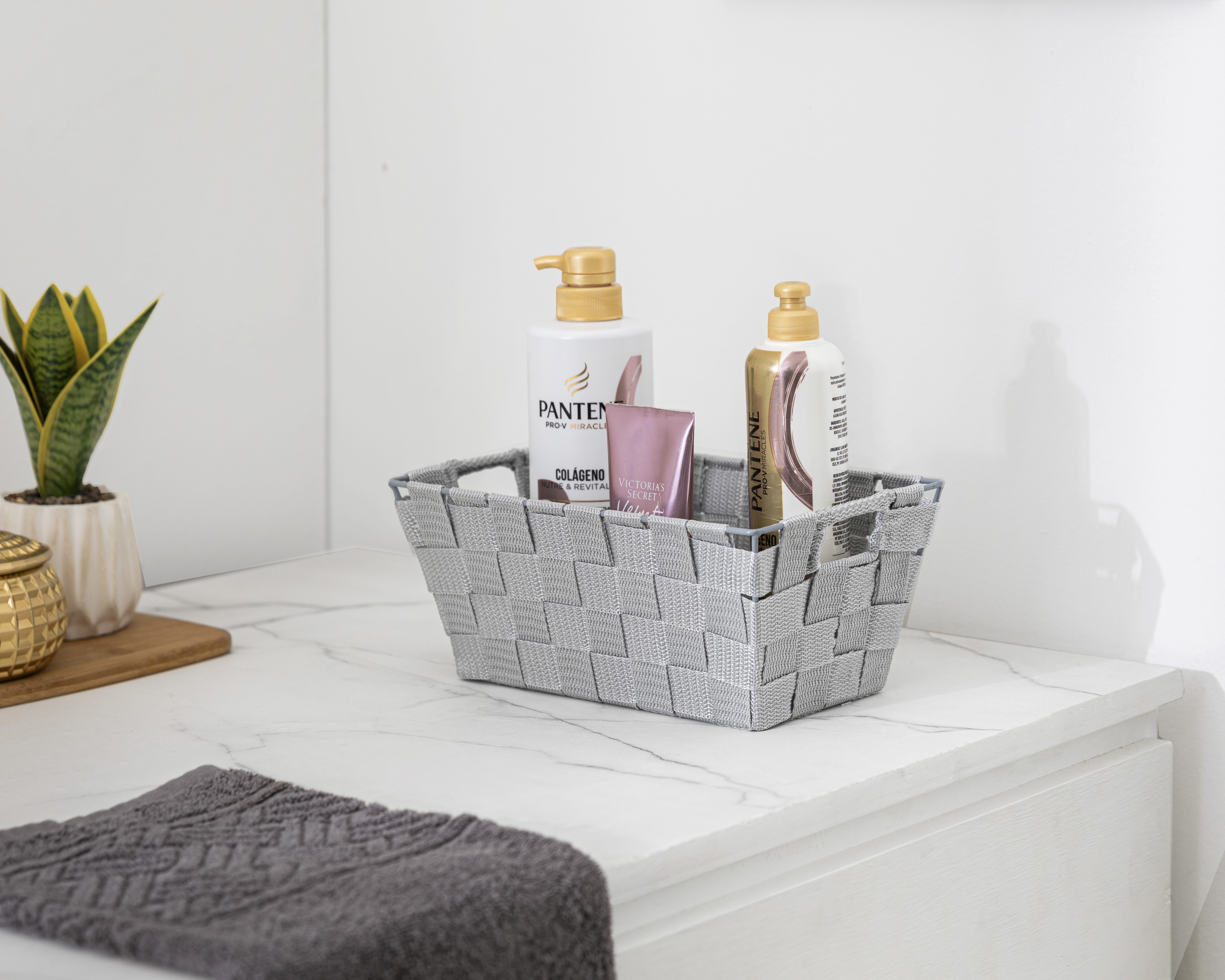 Foto 5 | Foto 5 | Canasto Organizador +Simple Lucie Gris II