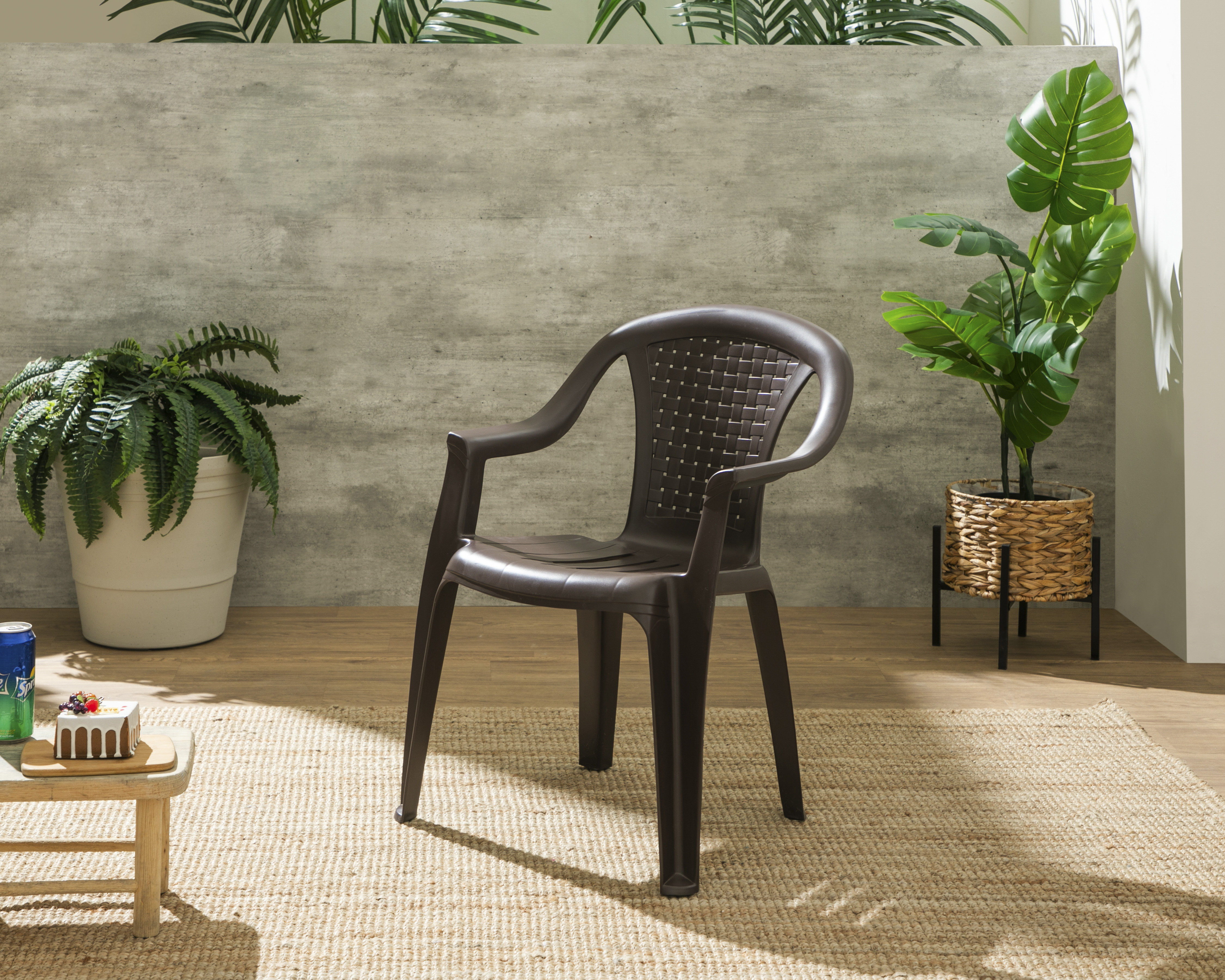 Foto 6 pulgar | Foto 5 | Silla Cuadros Chocolate