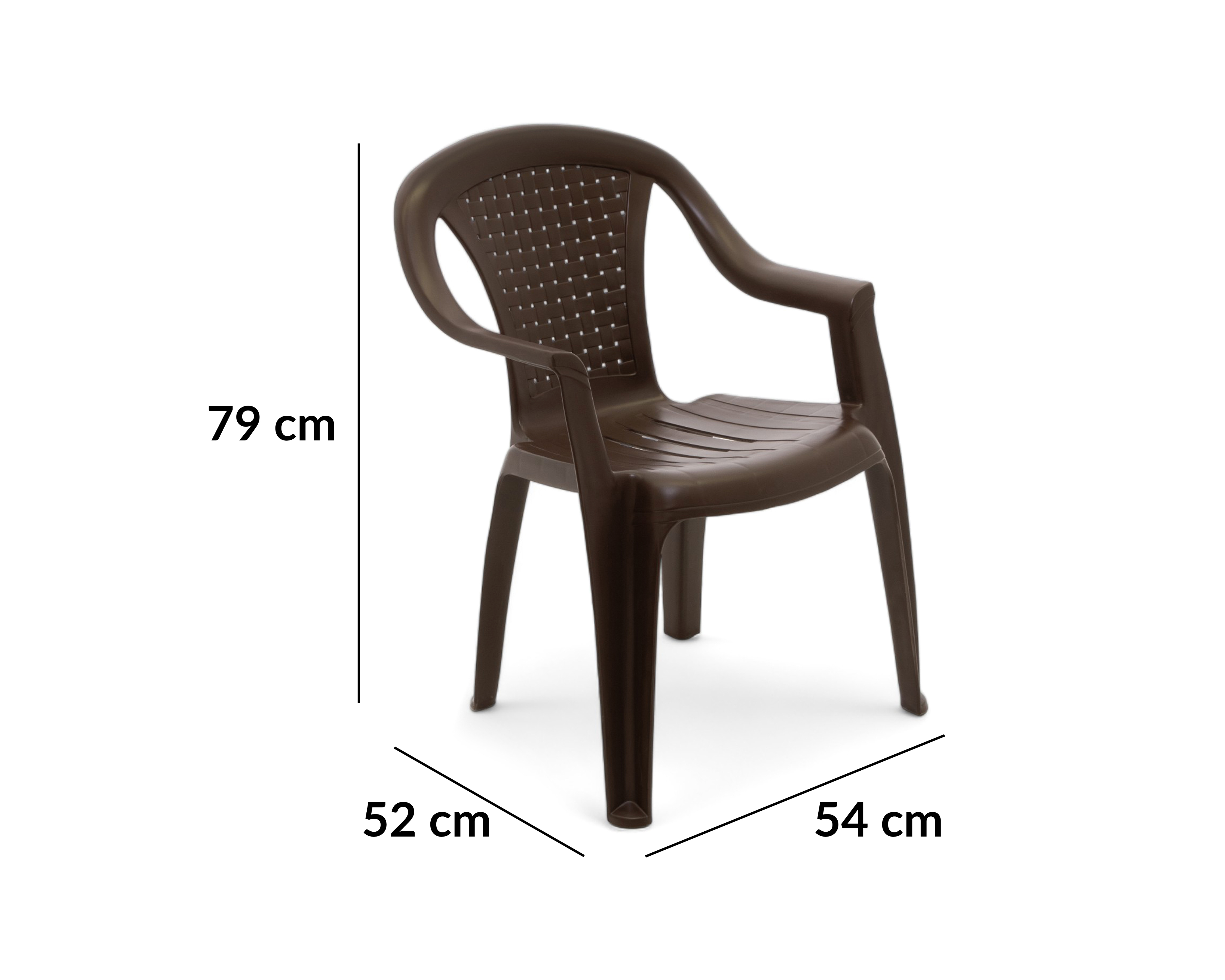 Foto 7 pulgar | Foto 6 | Silla Cuadros Chocolate