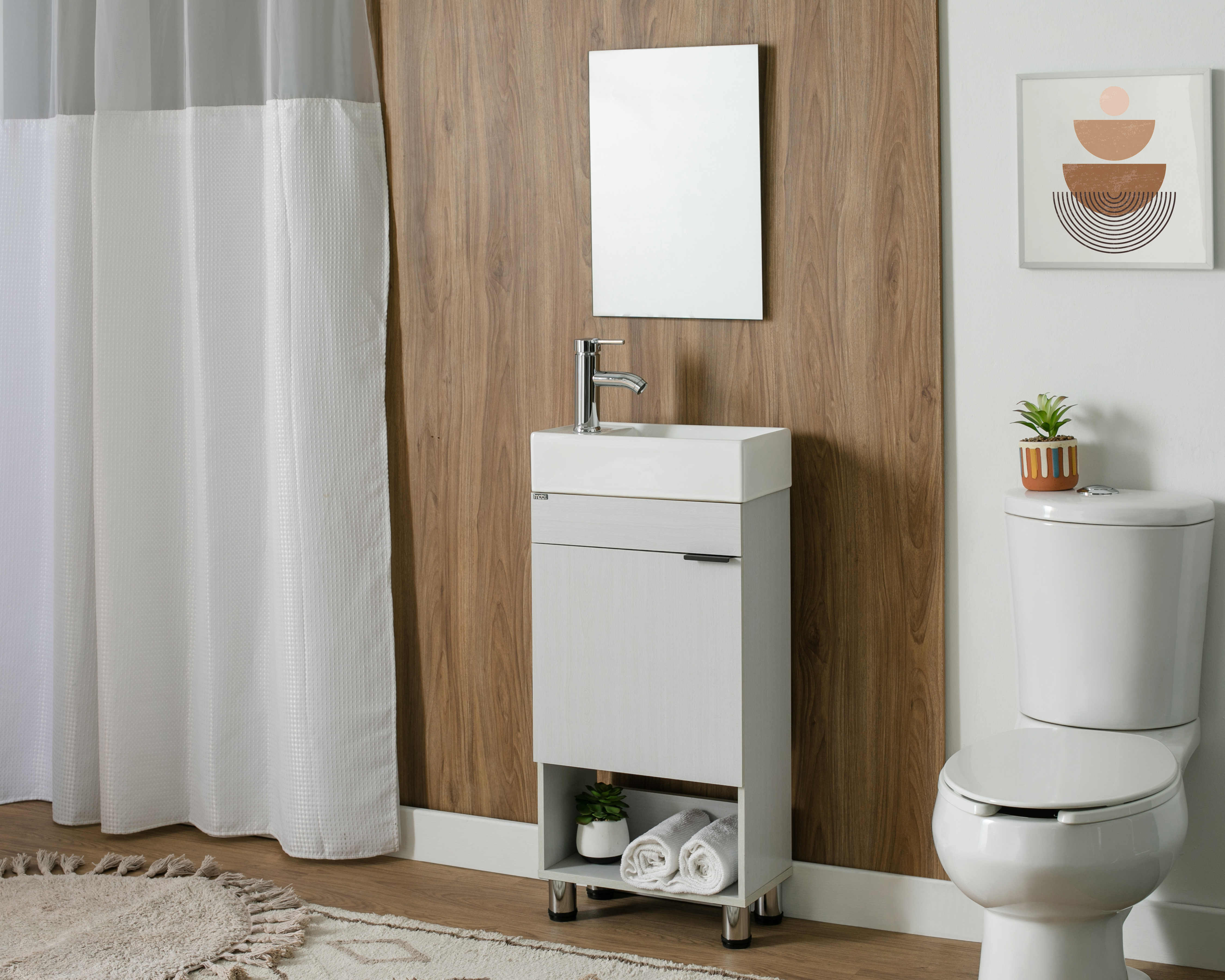 Mueble para Baño Mobi Malibú con Lavamanos Encino