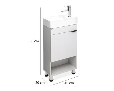Foto 7 | Foto 7 | Mueble para Baño Mobi Malibú con Lavamanos Encino