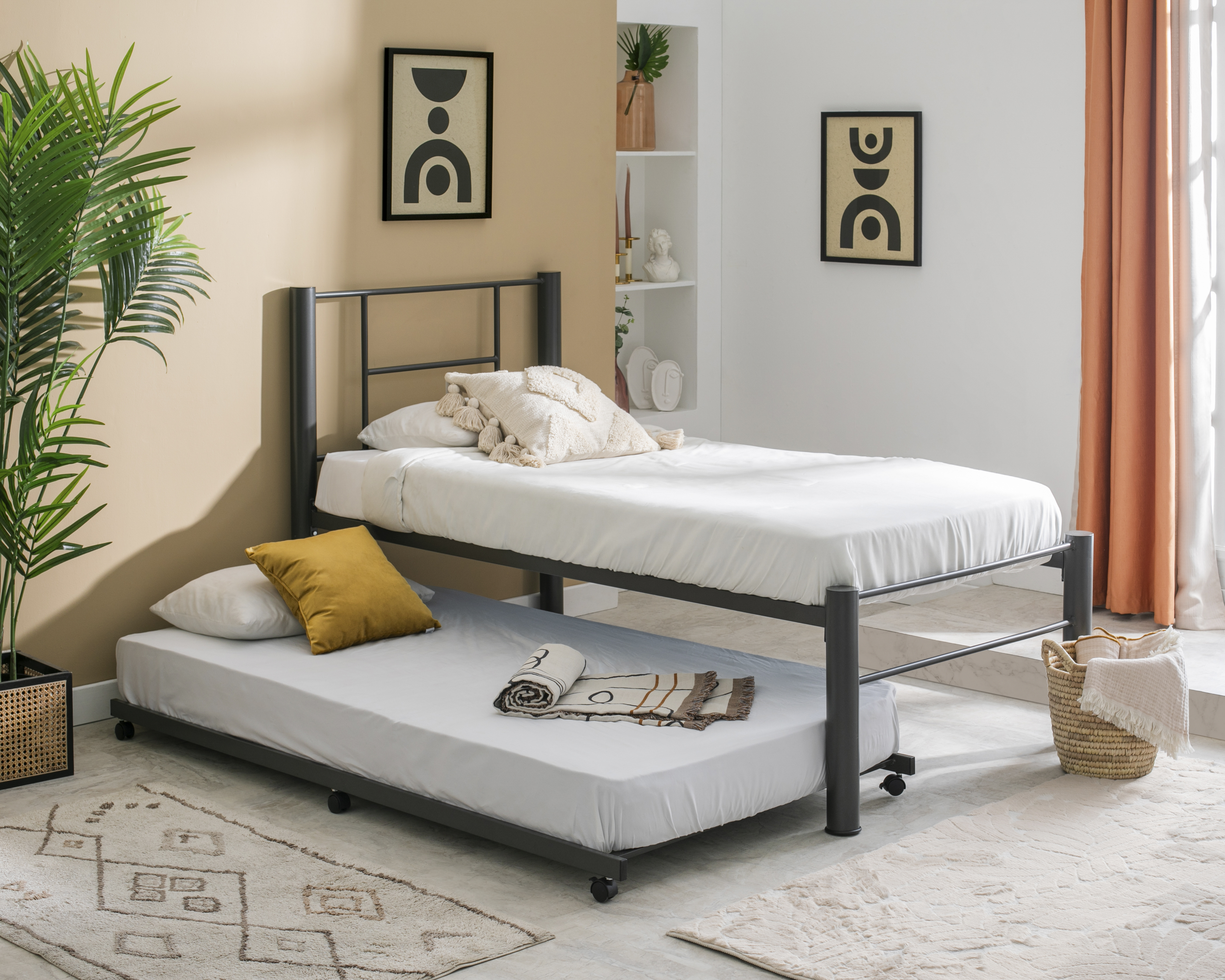 Cama Canguro Individual Lucía de Metal