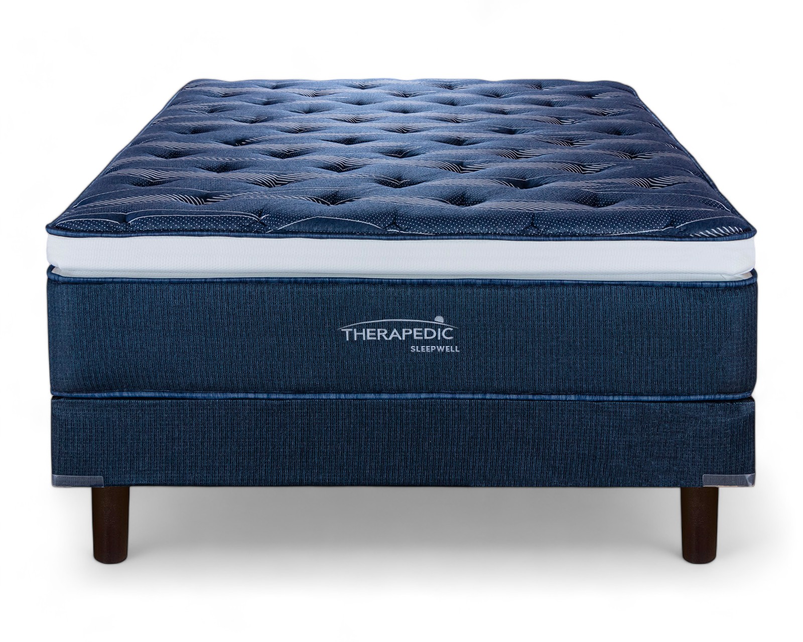 Foto 3 | Foto 3 | Juego de Colchón y Box Queen Size Therapedic Sleepwell